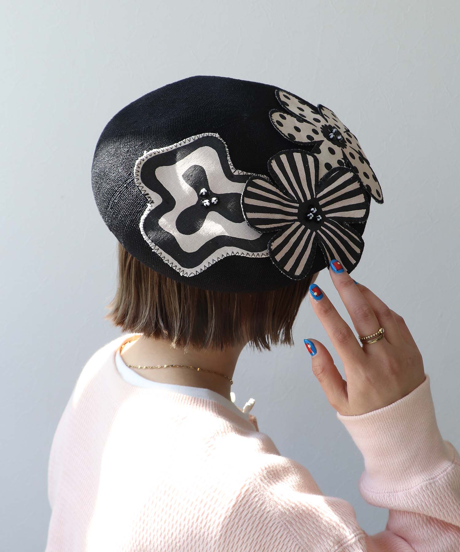 WEB・一部店舗限定販売/ フラワーサーモベレー帽