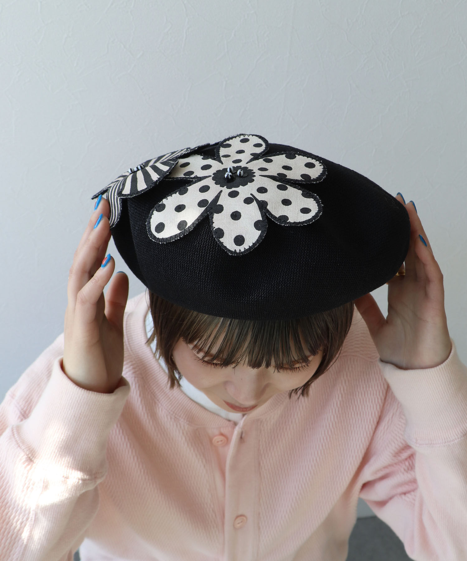 WEB・一部店舗限定販売/ フラワーサーモベレー帽