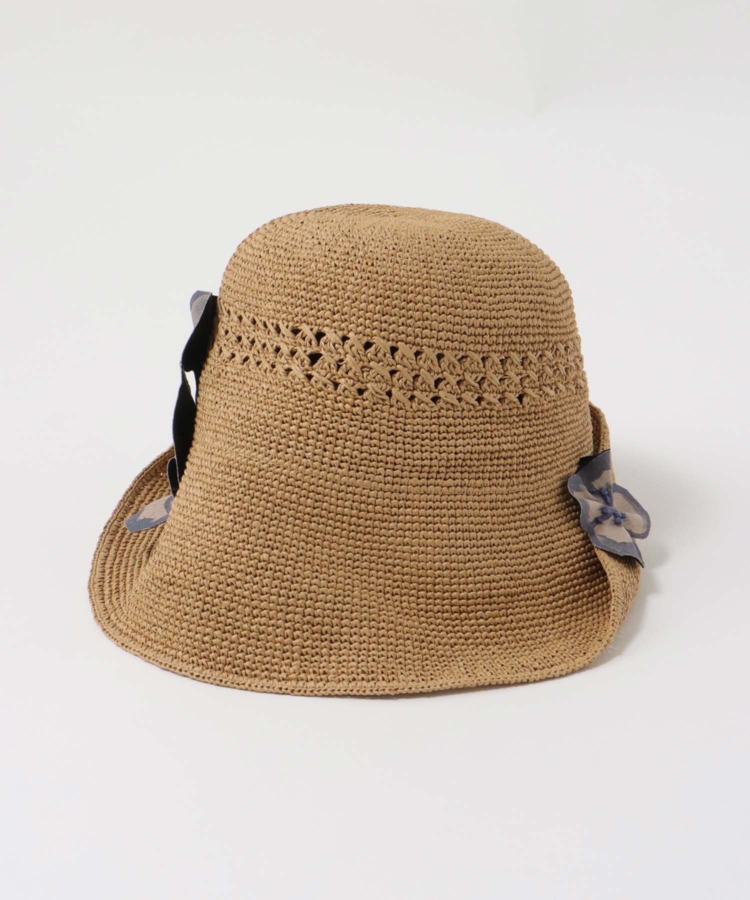 【Barairo no boushi】 パンジー細編みクロシェ