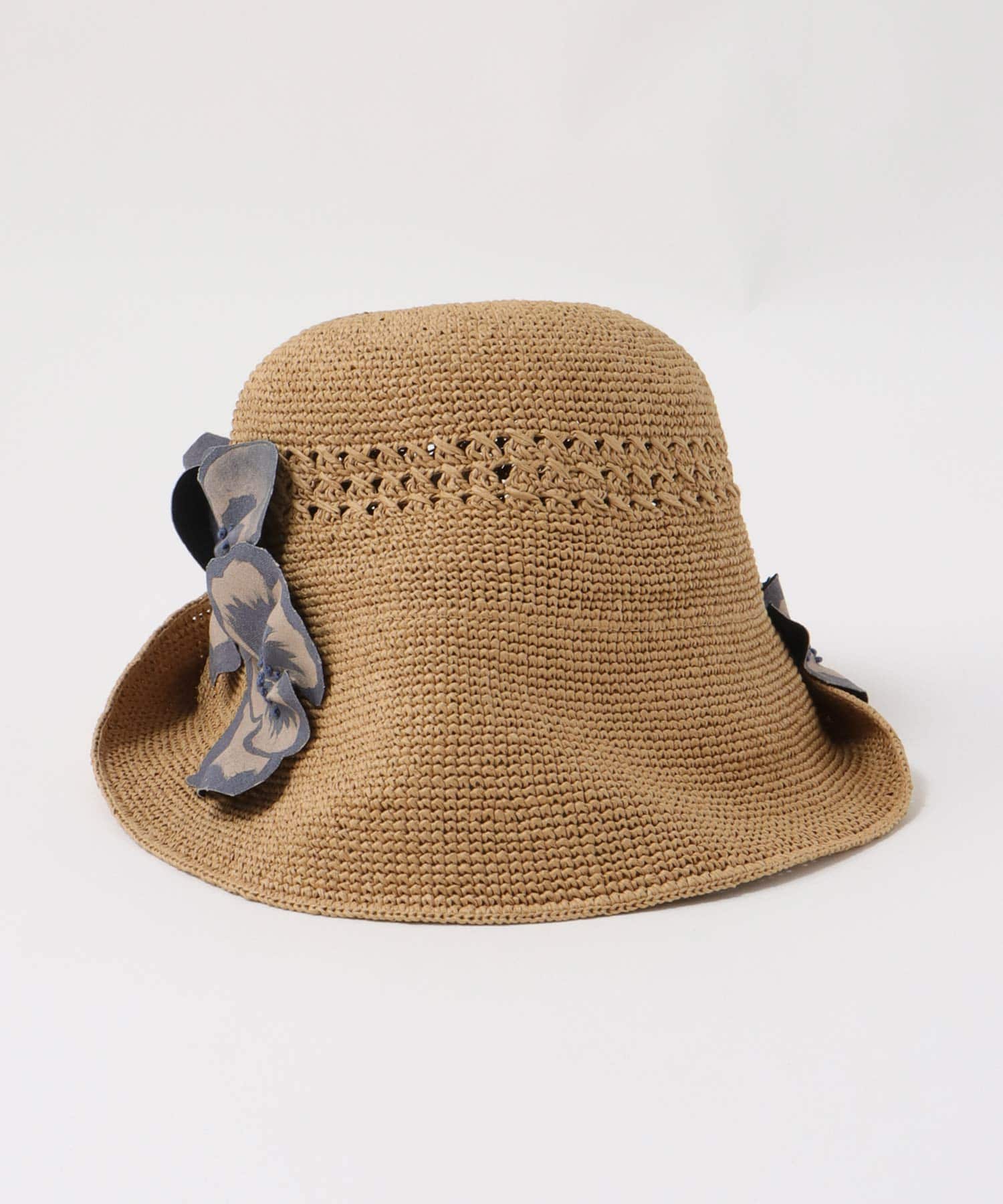 【Barairo no boushi】 パンジー細編みクロシェ