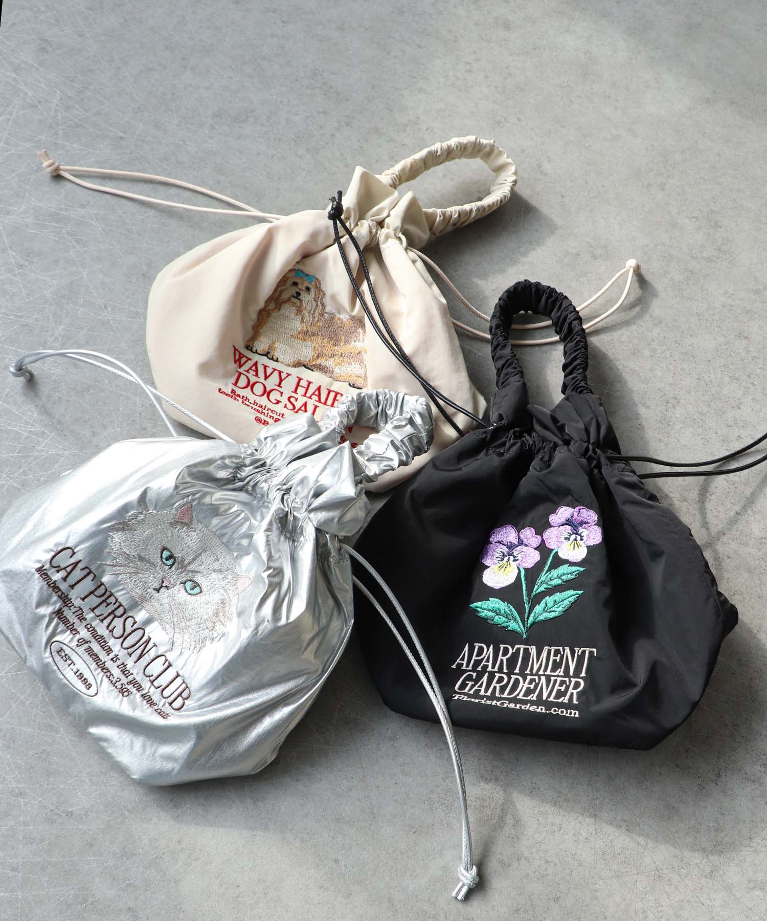 【JOli JOli】ローカルズ巾着バッグ