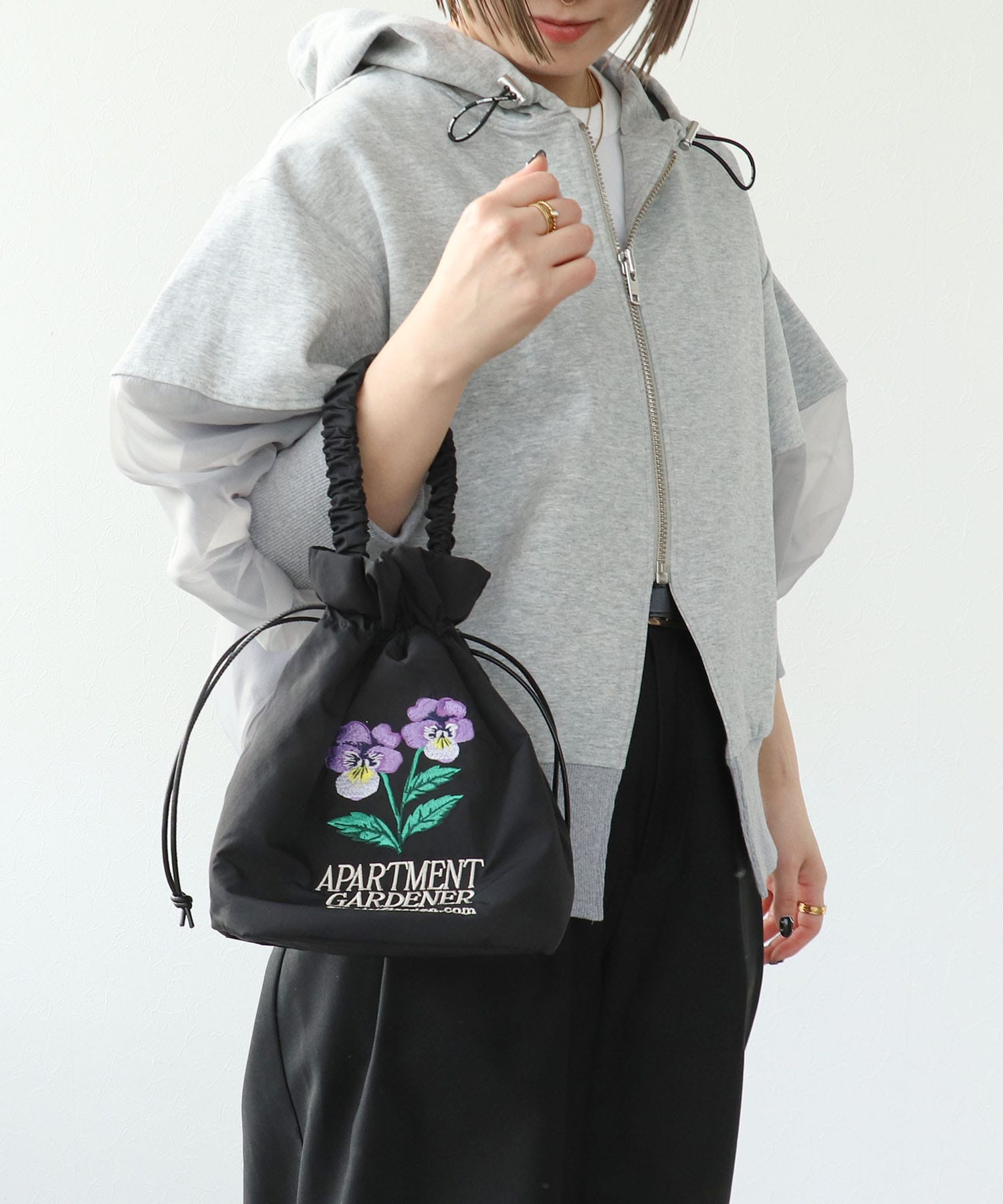 【JOli JOli】ローカルズ巾着バッグ