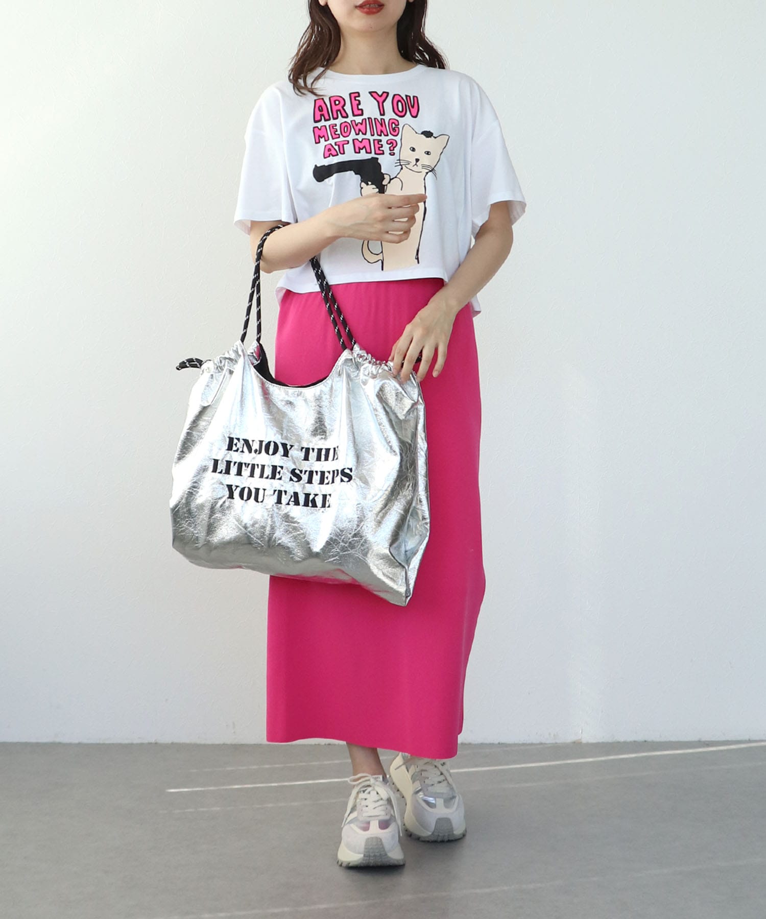 ロゴ刺繍マーケットバッグ(別注)