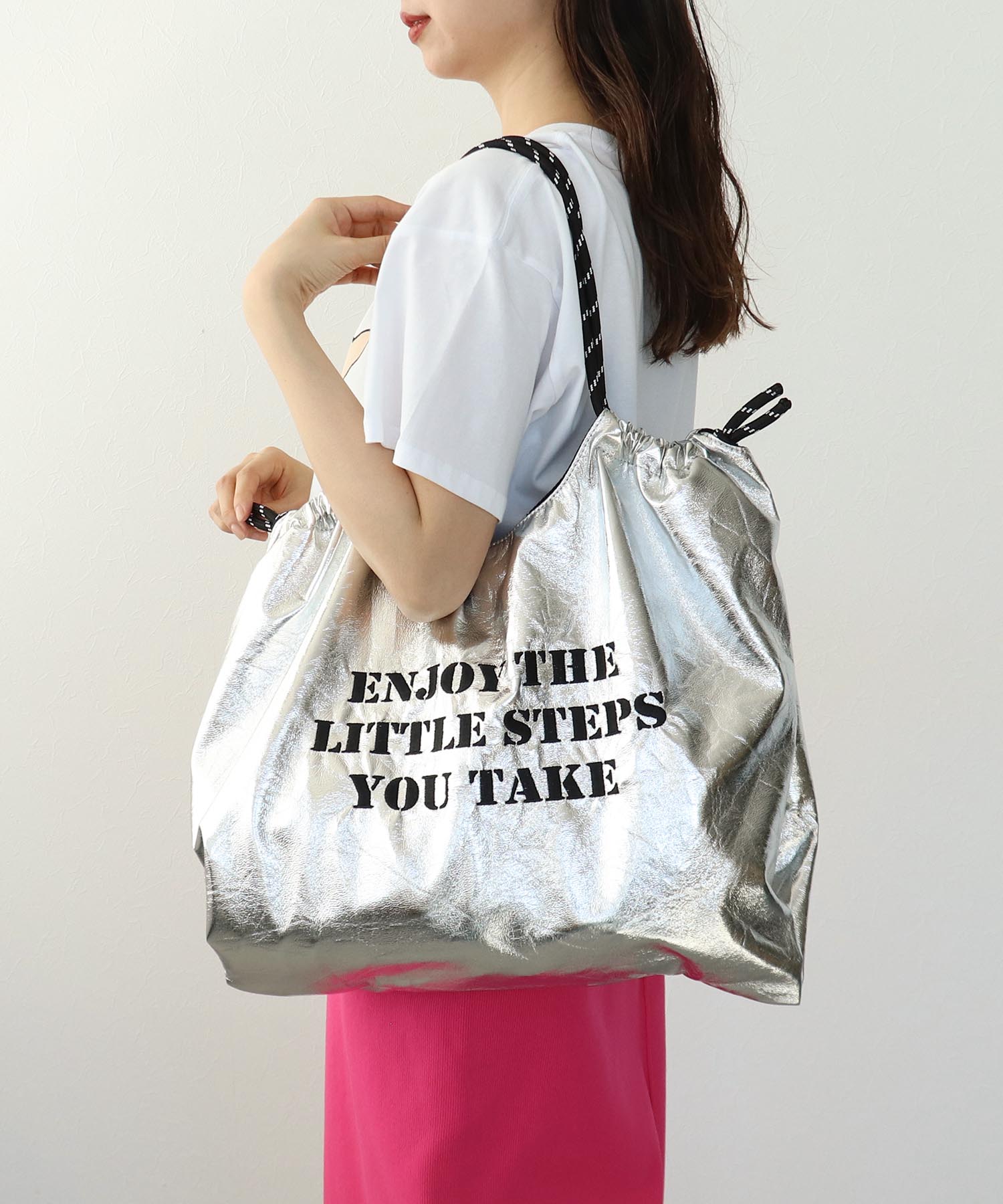 ロゴ刺繍マーケットバッグ(別注)