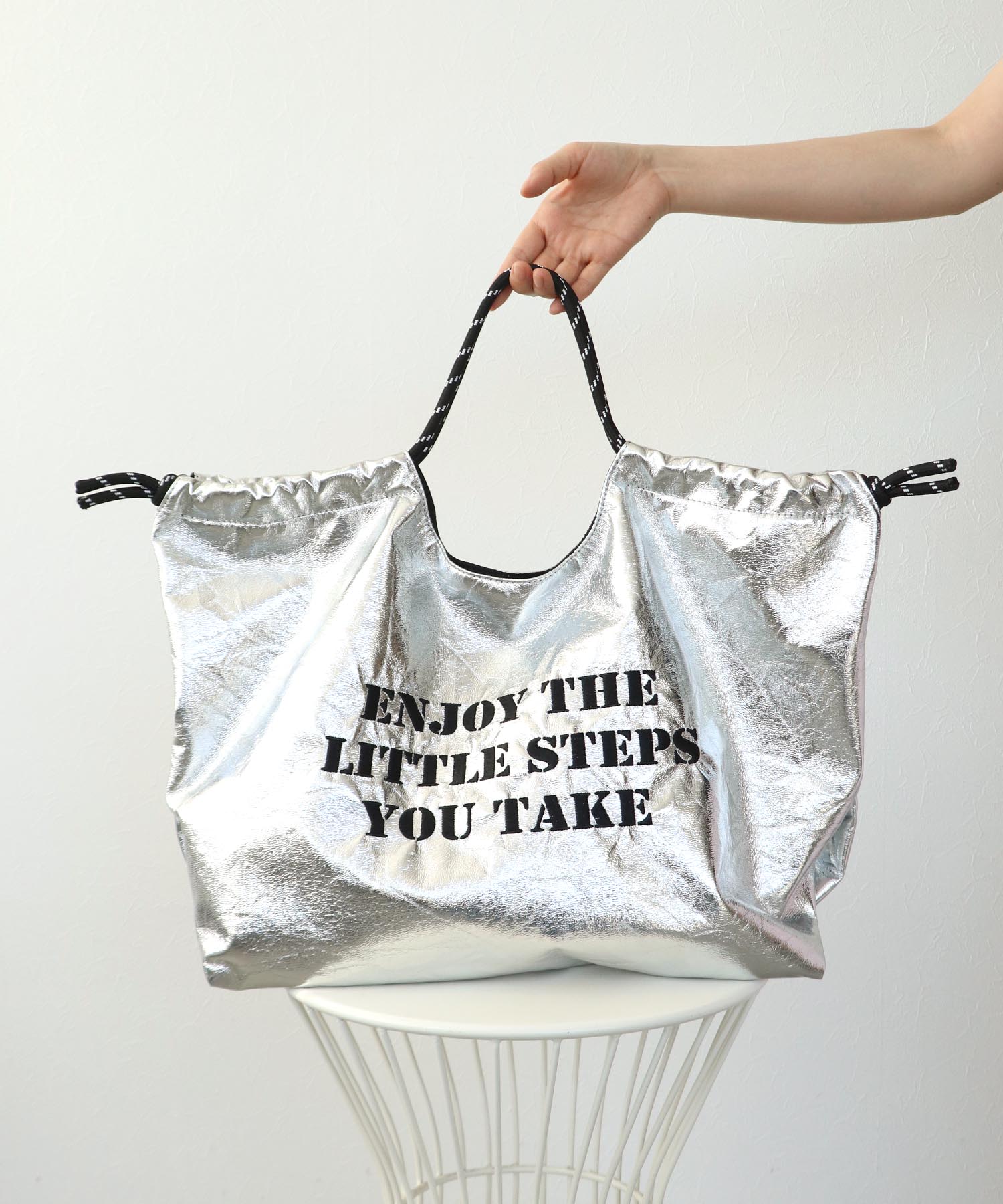 ロゴ刺繍マーケットバッグ(別注)