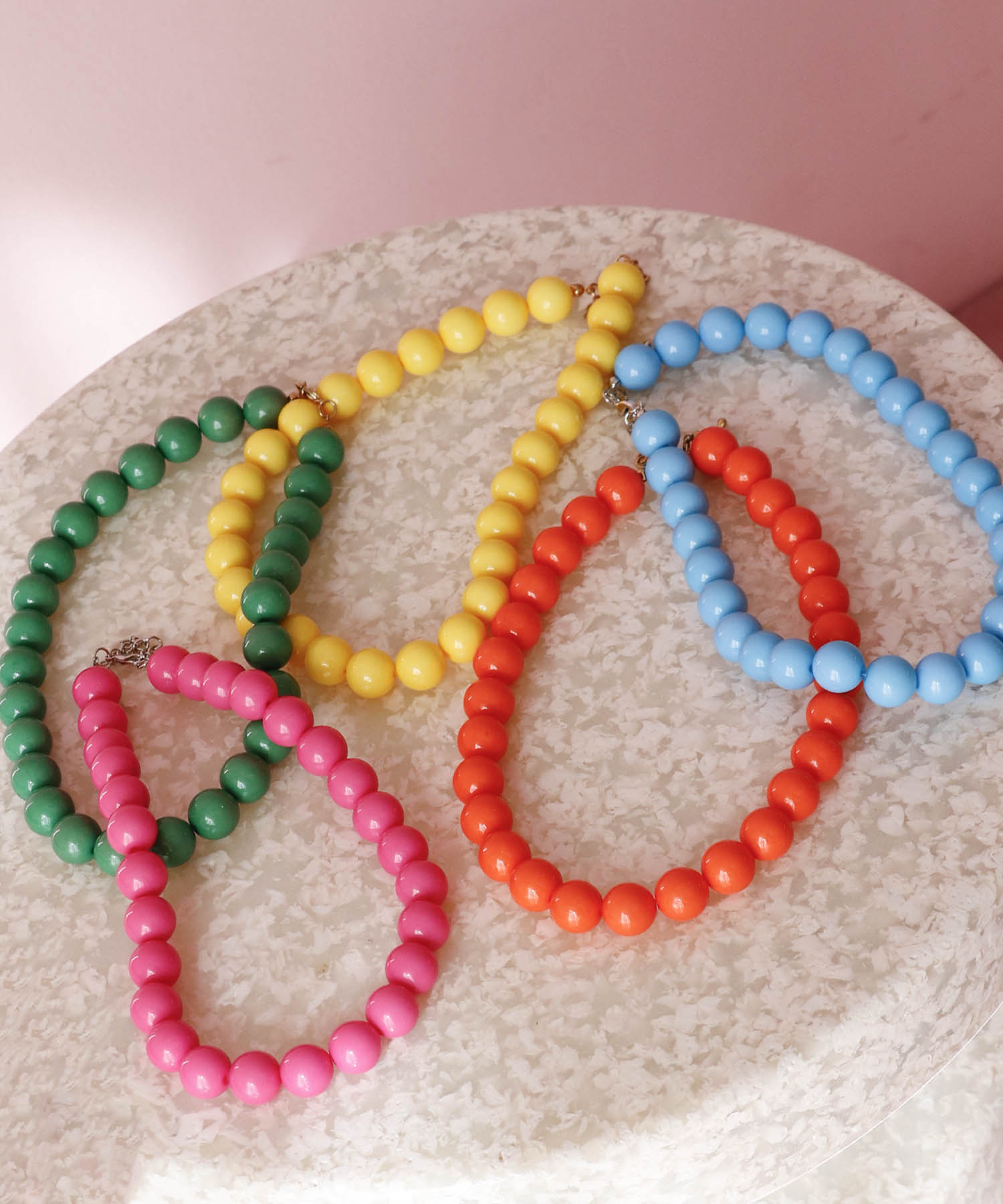 15㎜カラーボールネックレス