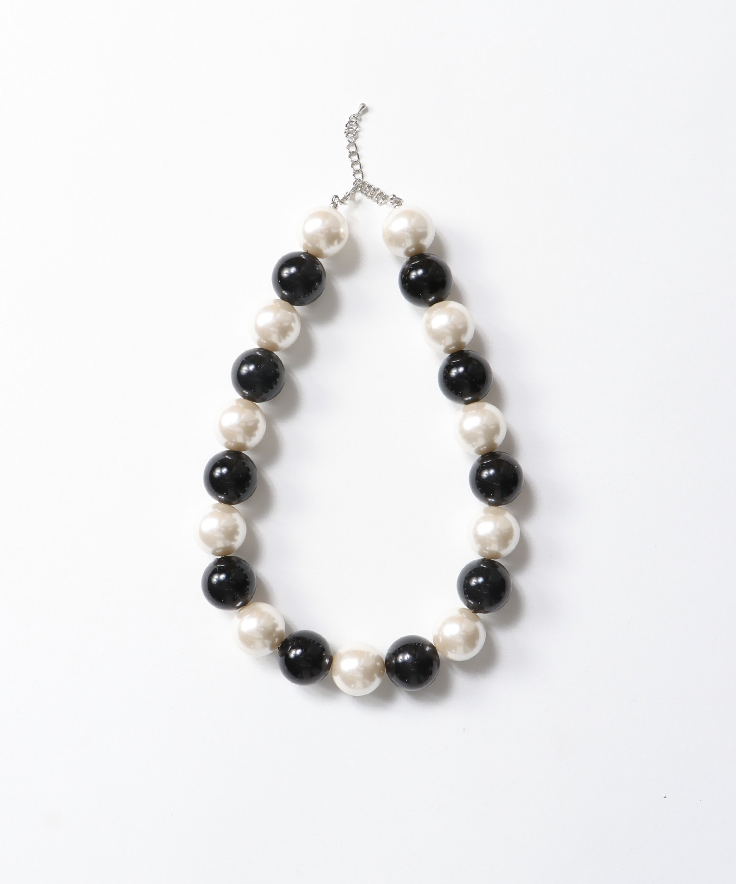 20mmモノトーンボールネックレス