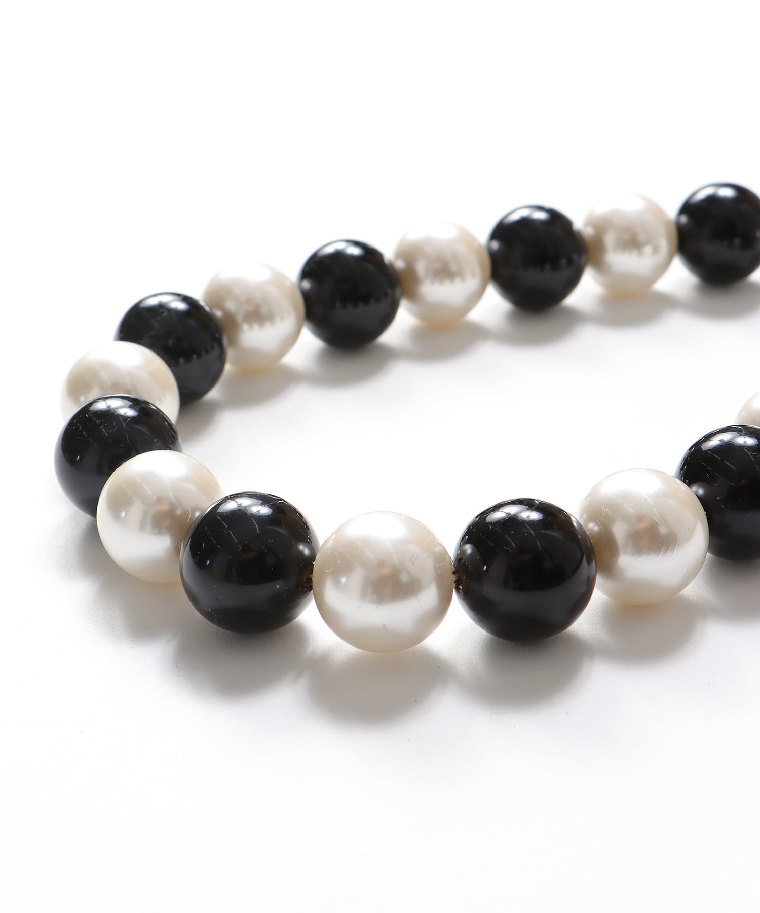 20mmモノトーンボールネックレス