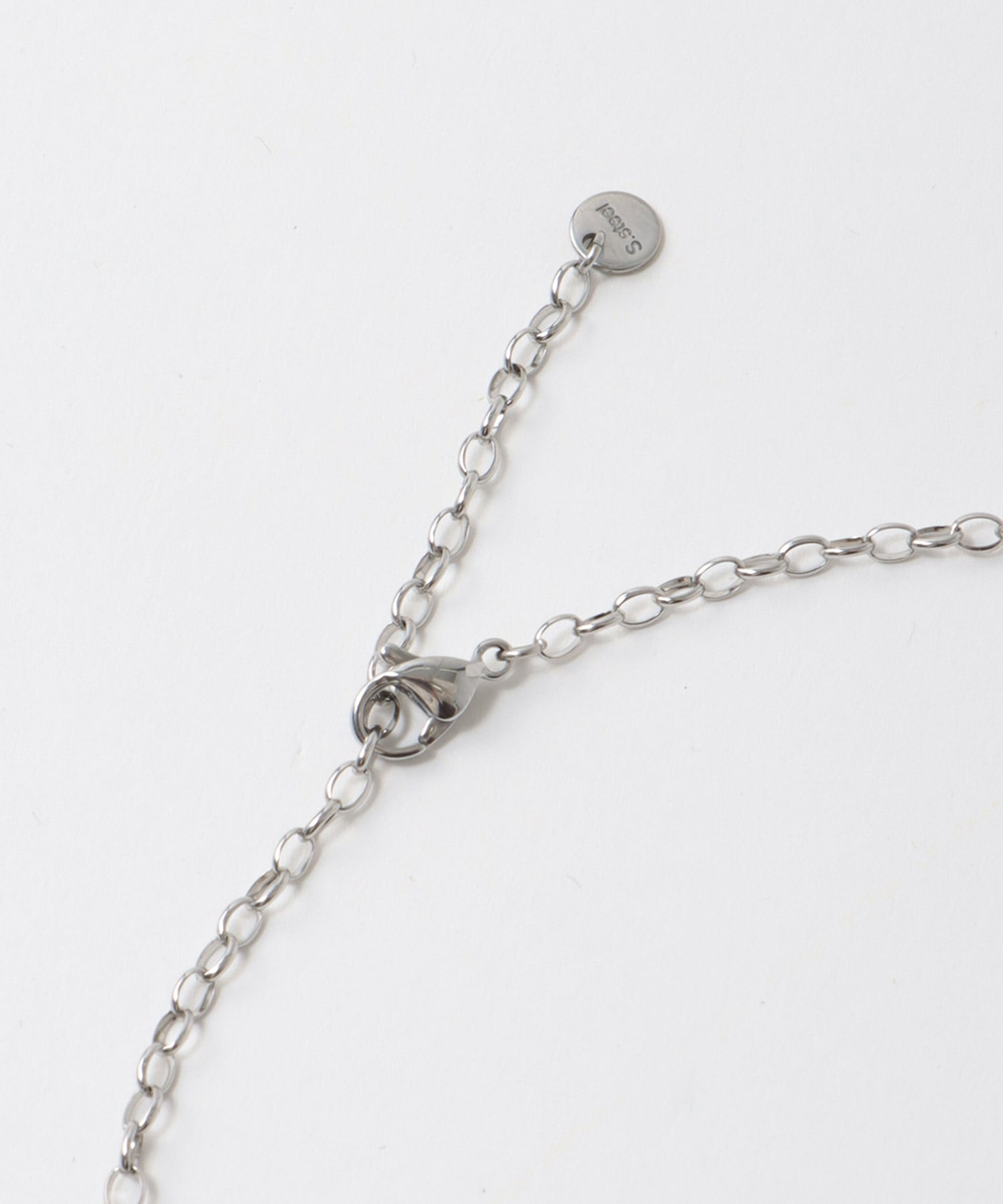 マルチパーツステンレスネックレス