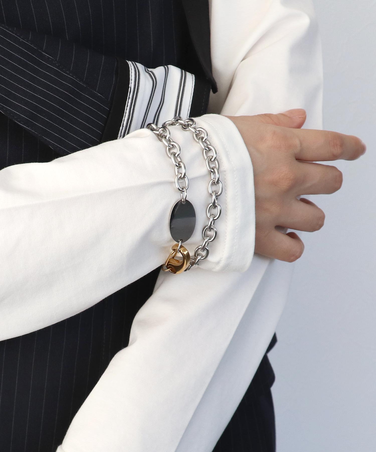 チェーンMIXステンレスネックレス