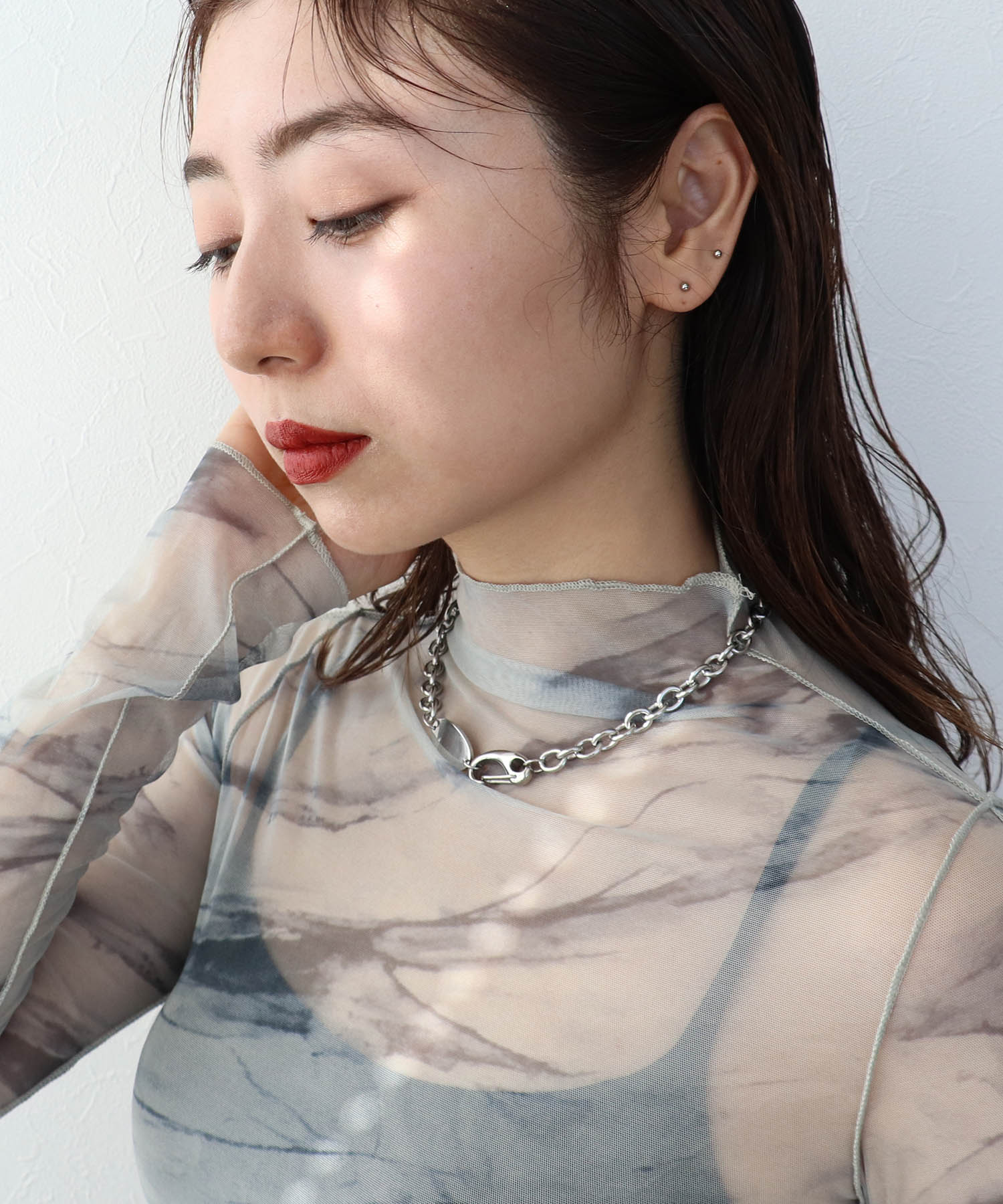 チェーンMIXステンレスネックレス