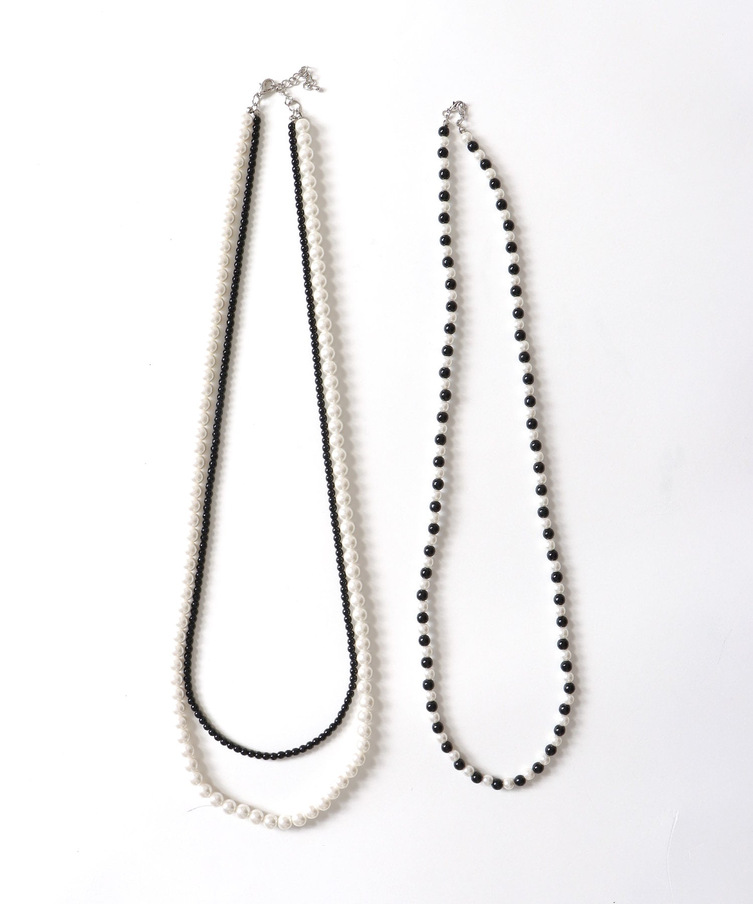 パールMIX3連ネックレス