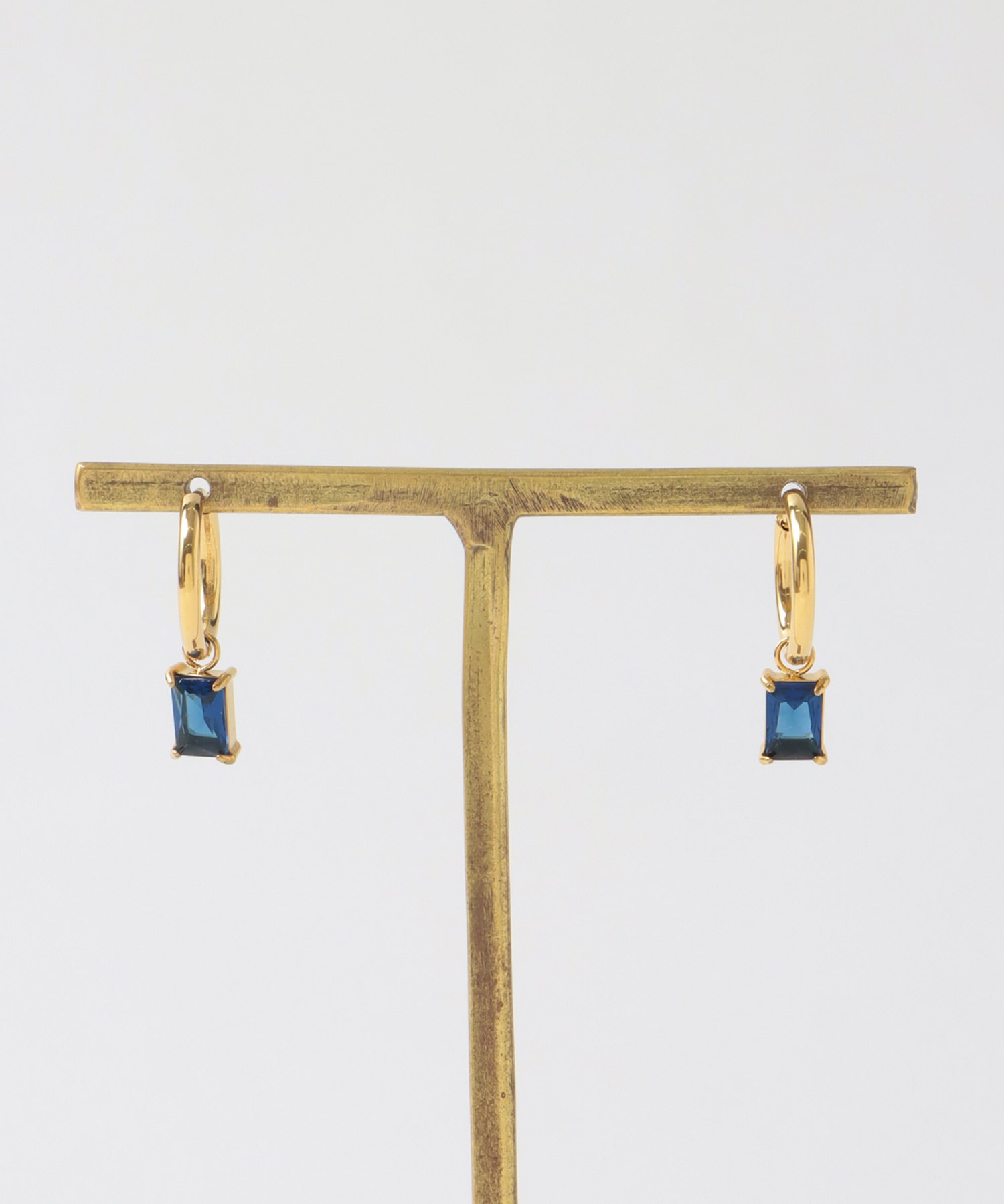 ストーンステンレスワンタッチピアス