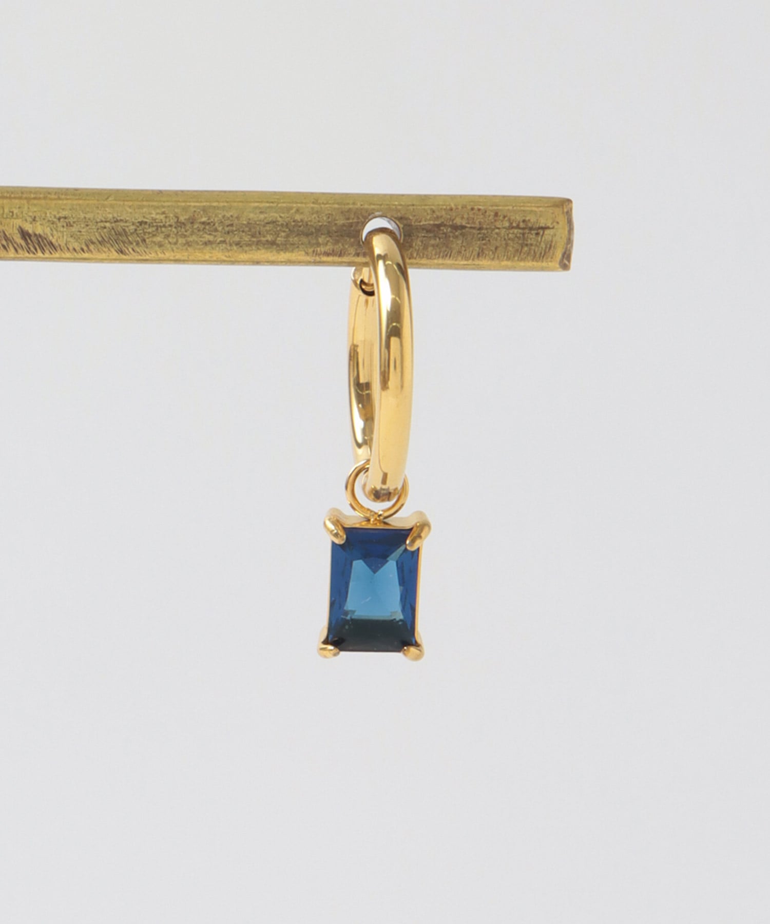 ストーンステンレスワンタッチピアス