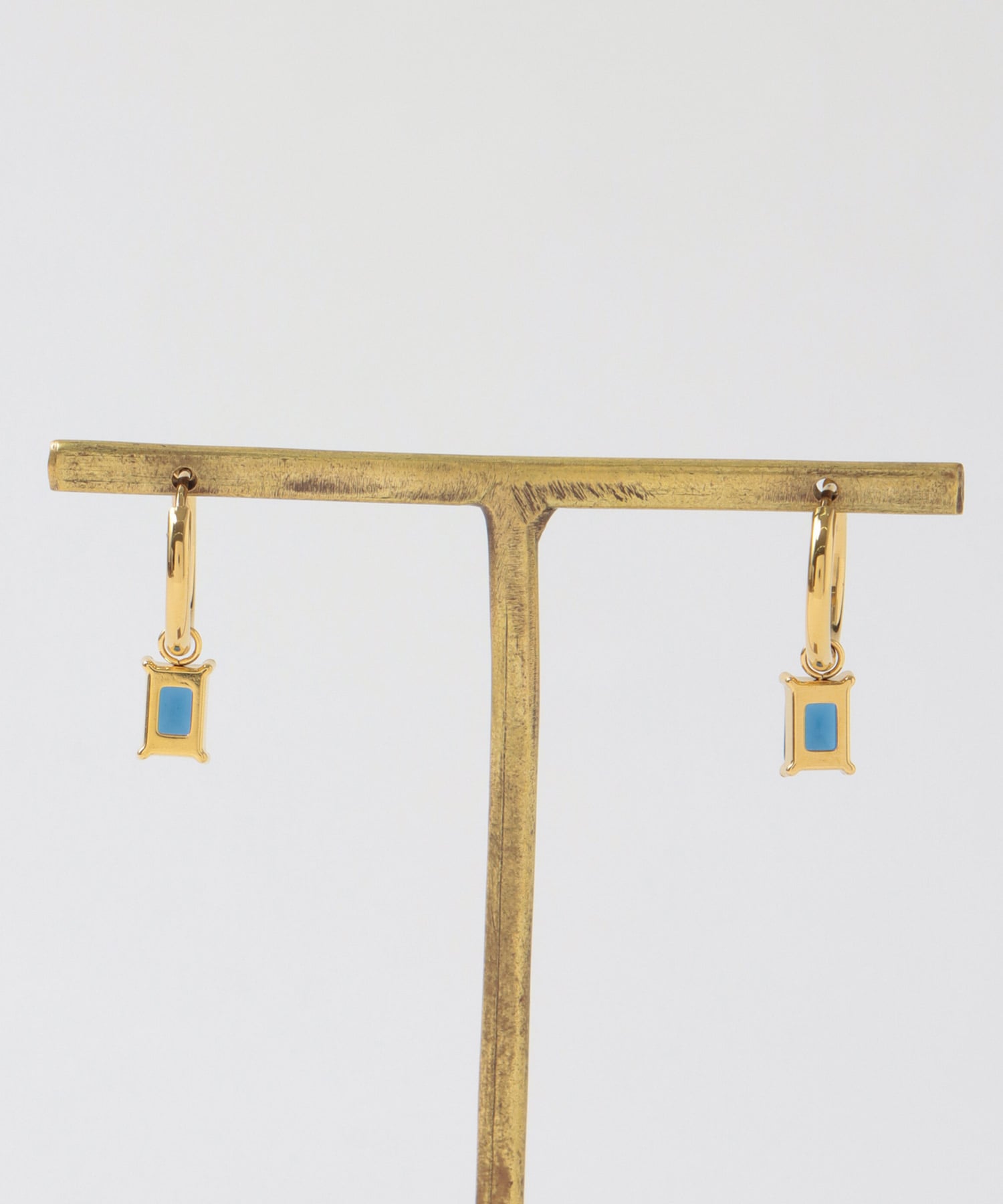 ストーンステンレスワンタッチピアス