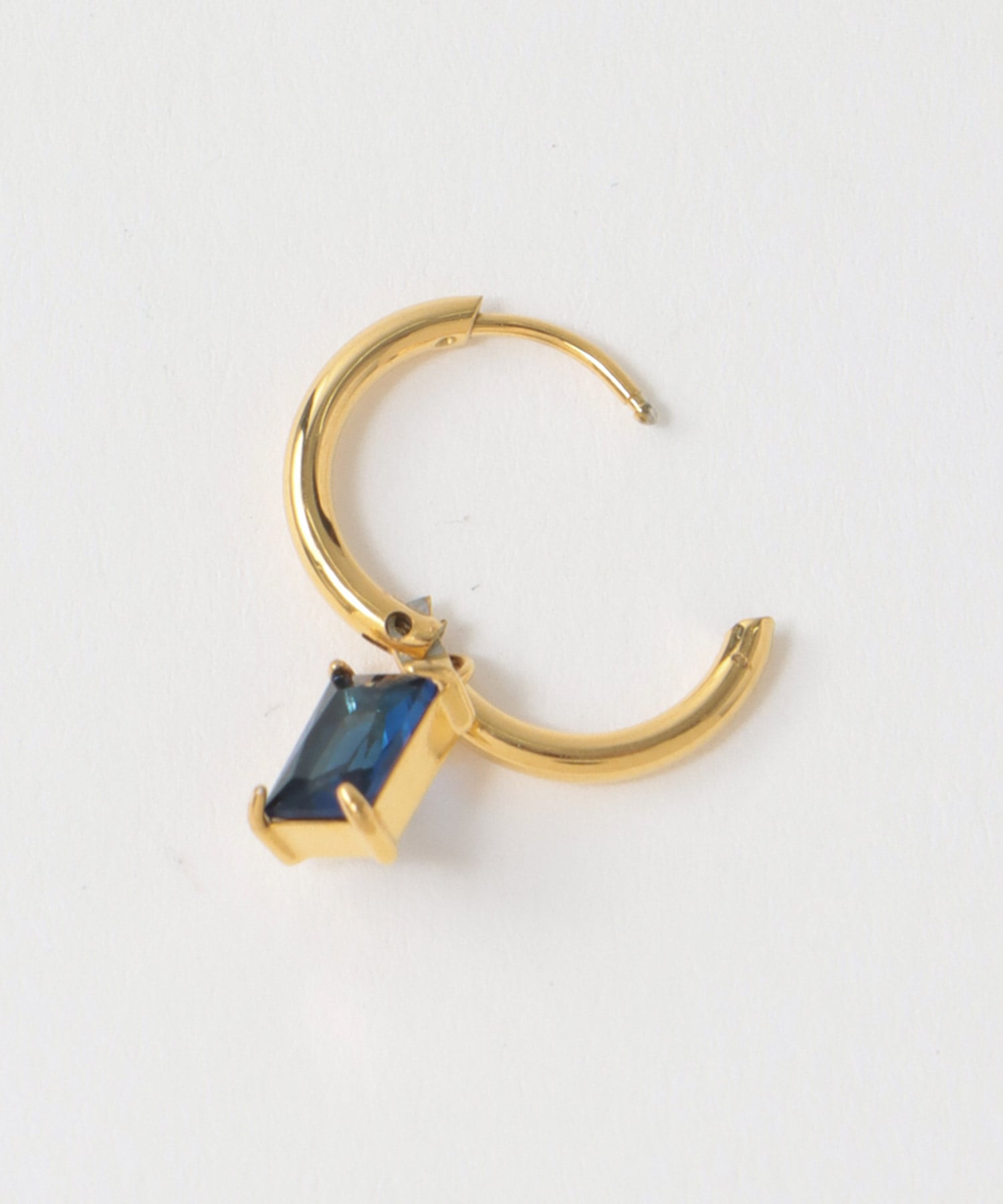 ストーンステンレスワンタッチピアス