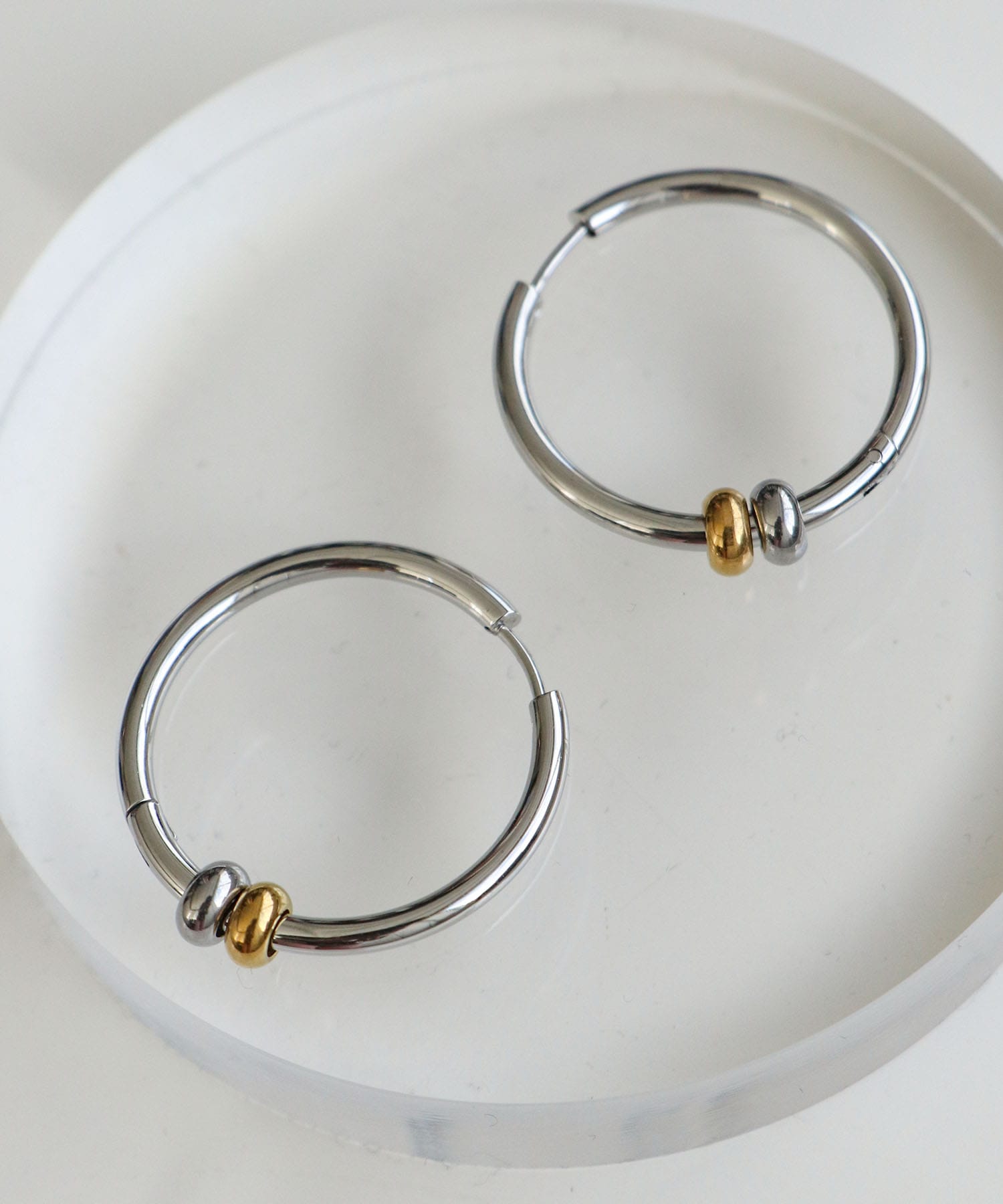 MIXカラーワンタッチステンレスピアス