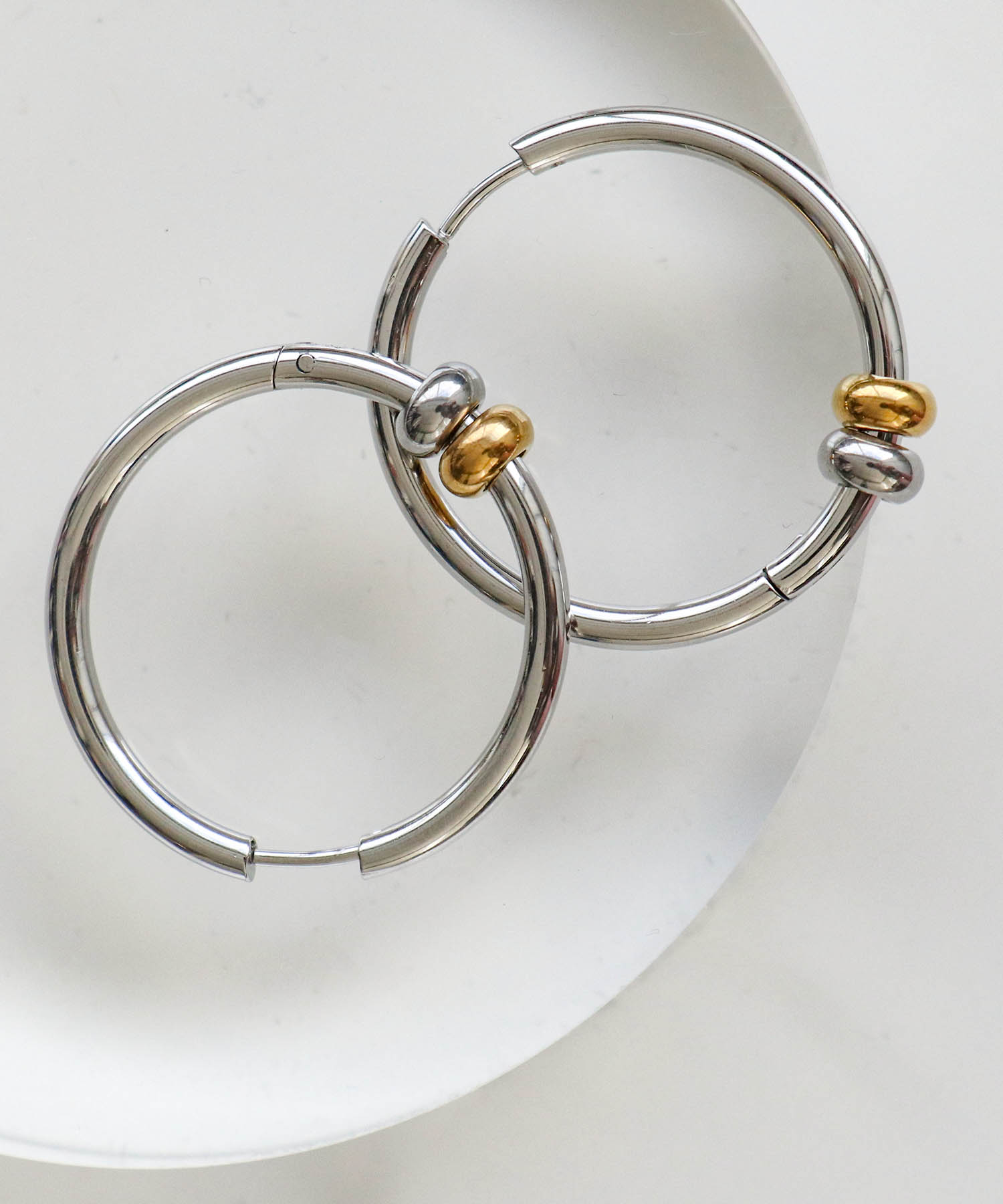 MIXカラーワンタッチステンレスピアス