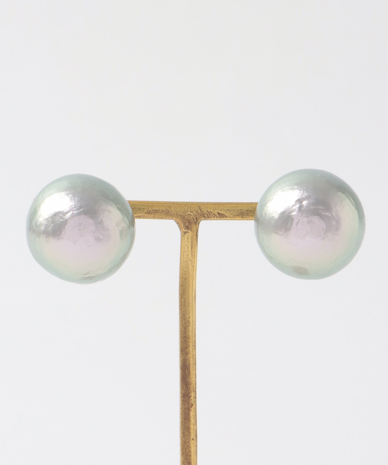 20mmコットンパールピアス