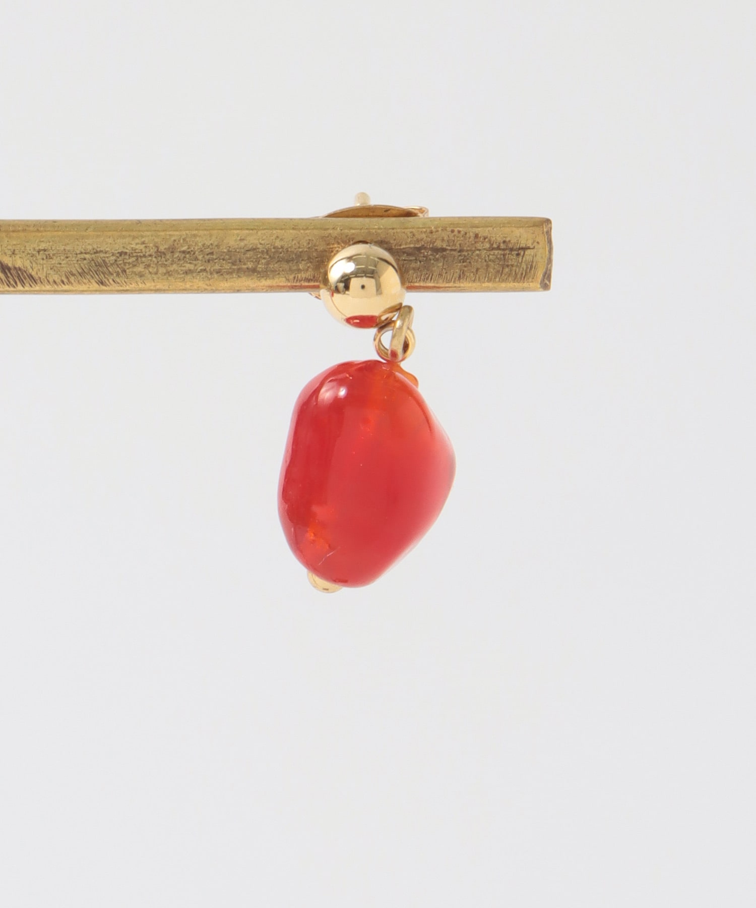 カラーストーンステンレスピアス