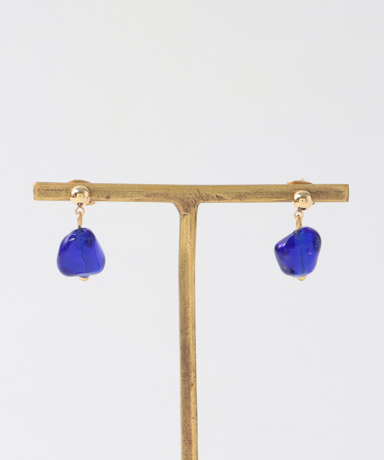 カラーストーンステンレスピアス