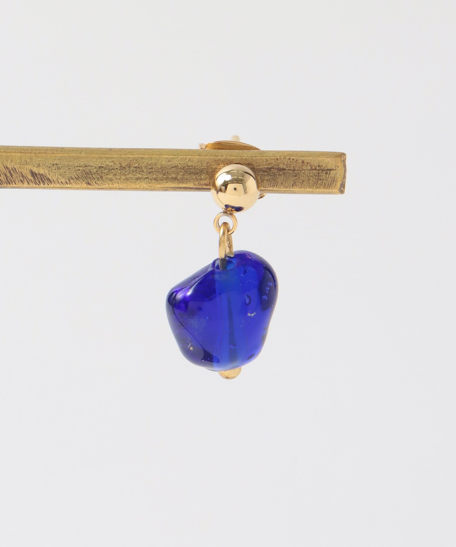 カラーストーンステンレスピアス