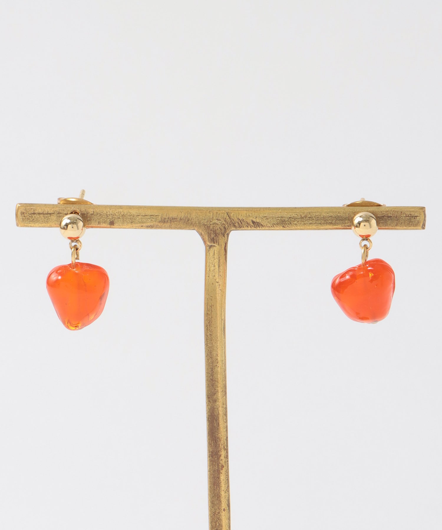 カラーストーンステンレスピアス