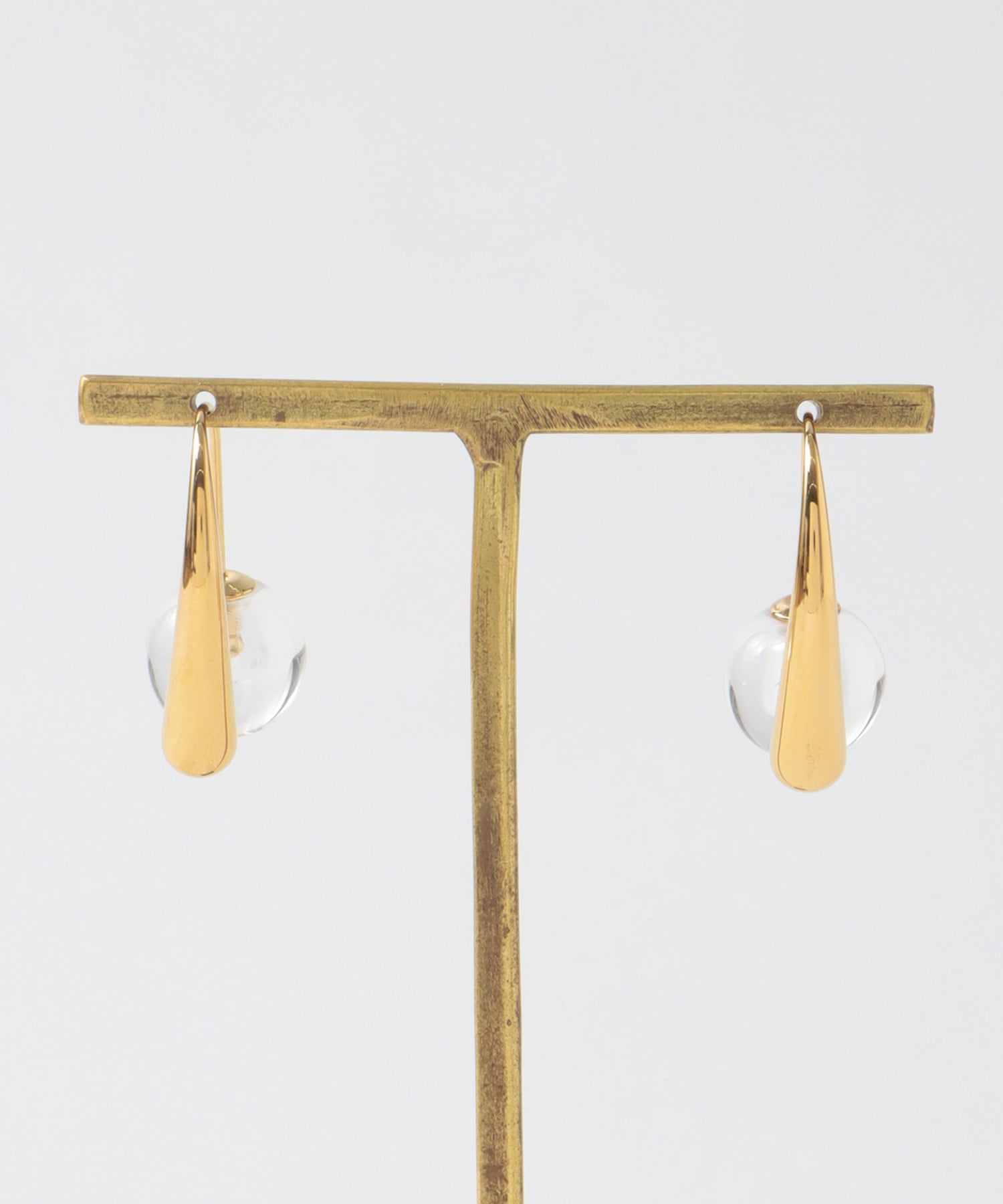 クリアボールキャッチステンレスピアス