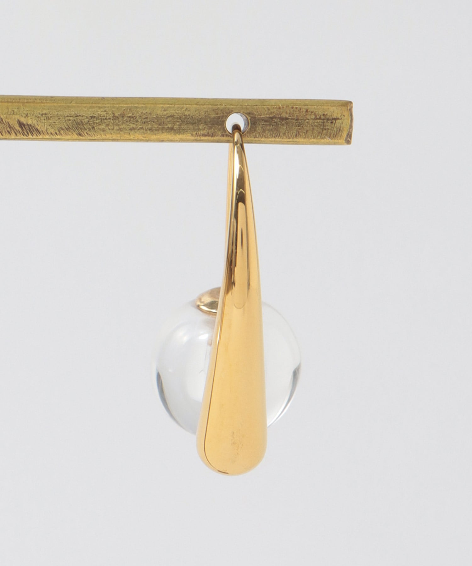 クリアボールキャッチステンレスピアス