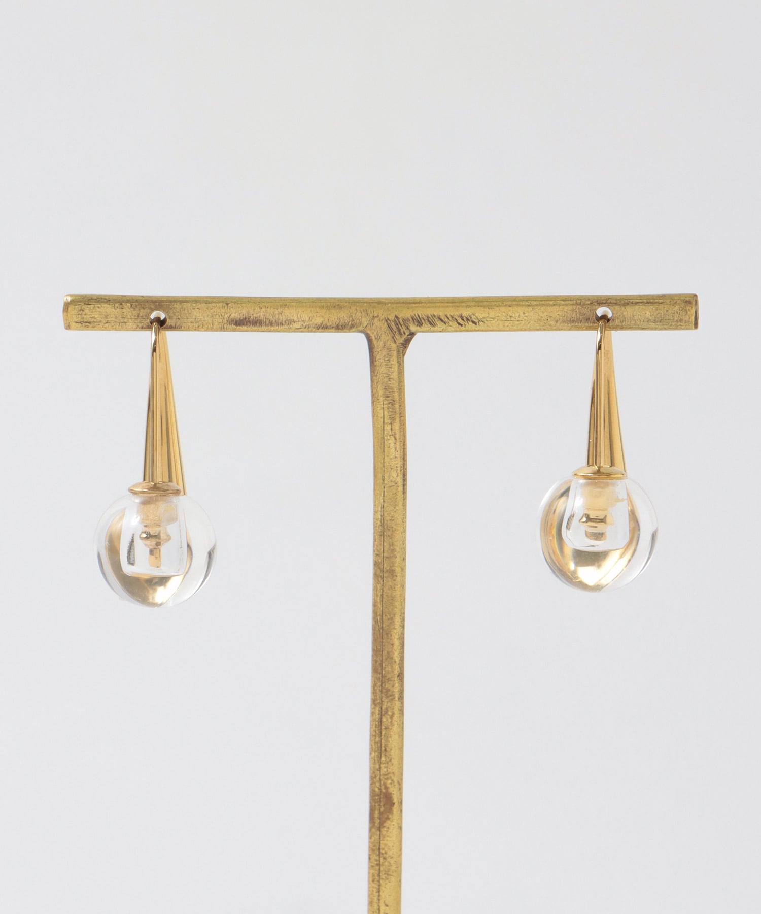 クリアボールキャッチステンレスピアス