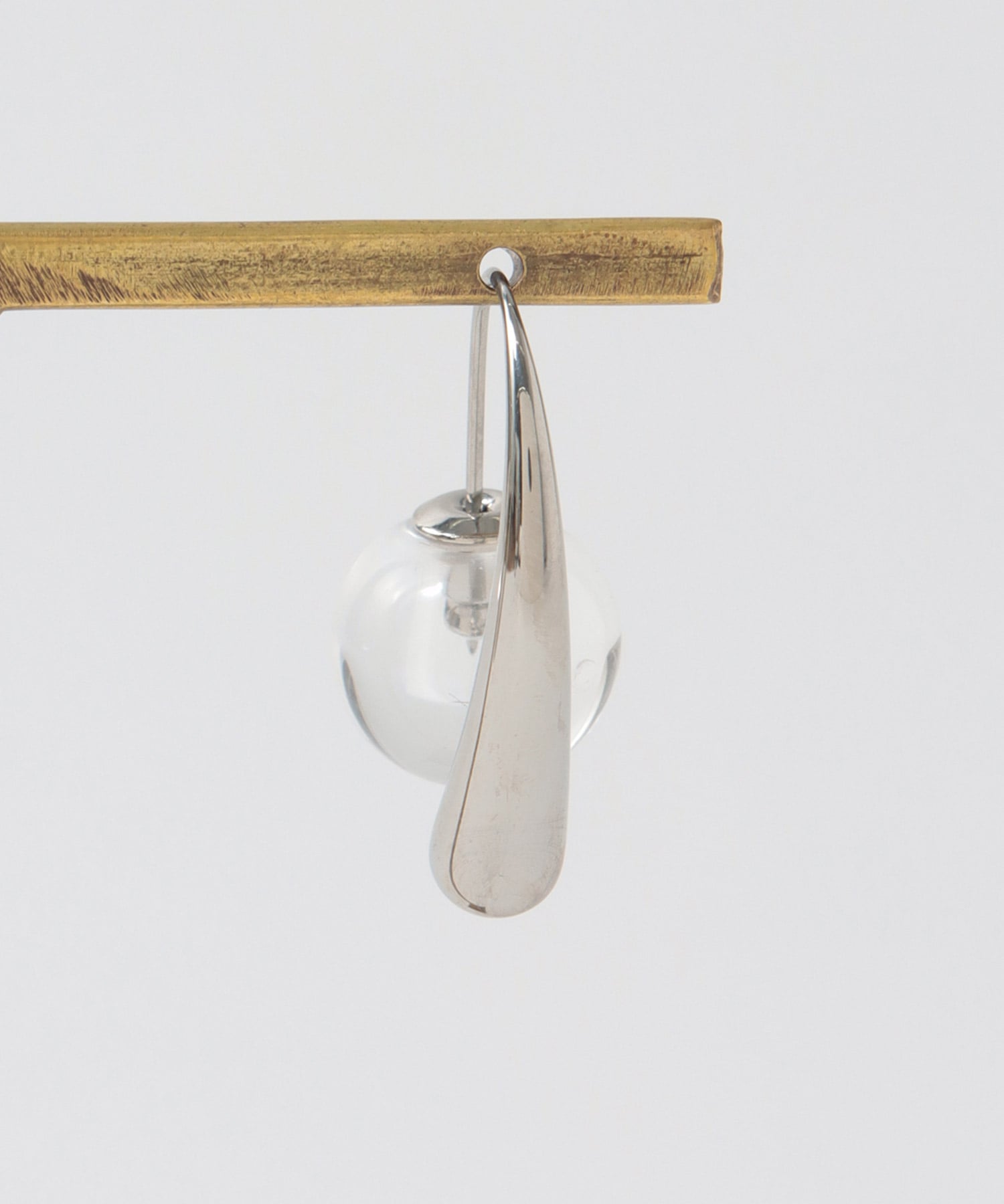 クリアボールキャッチステンレスピアス