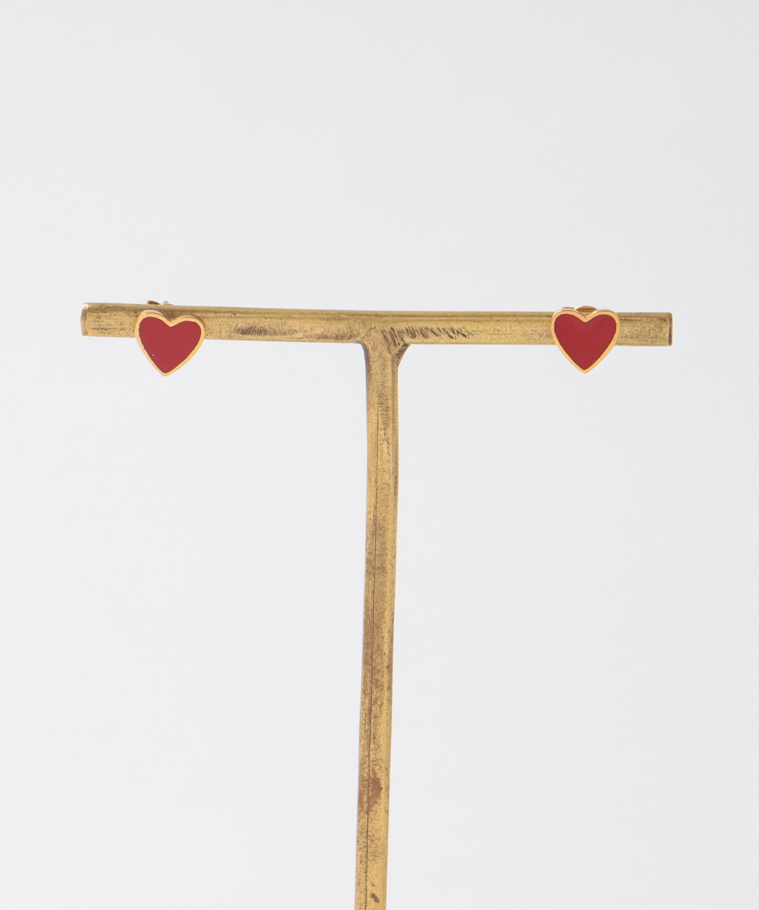 カラーミニハートステンレスピアス