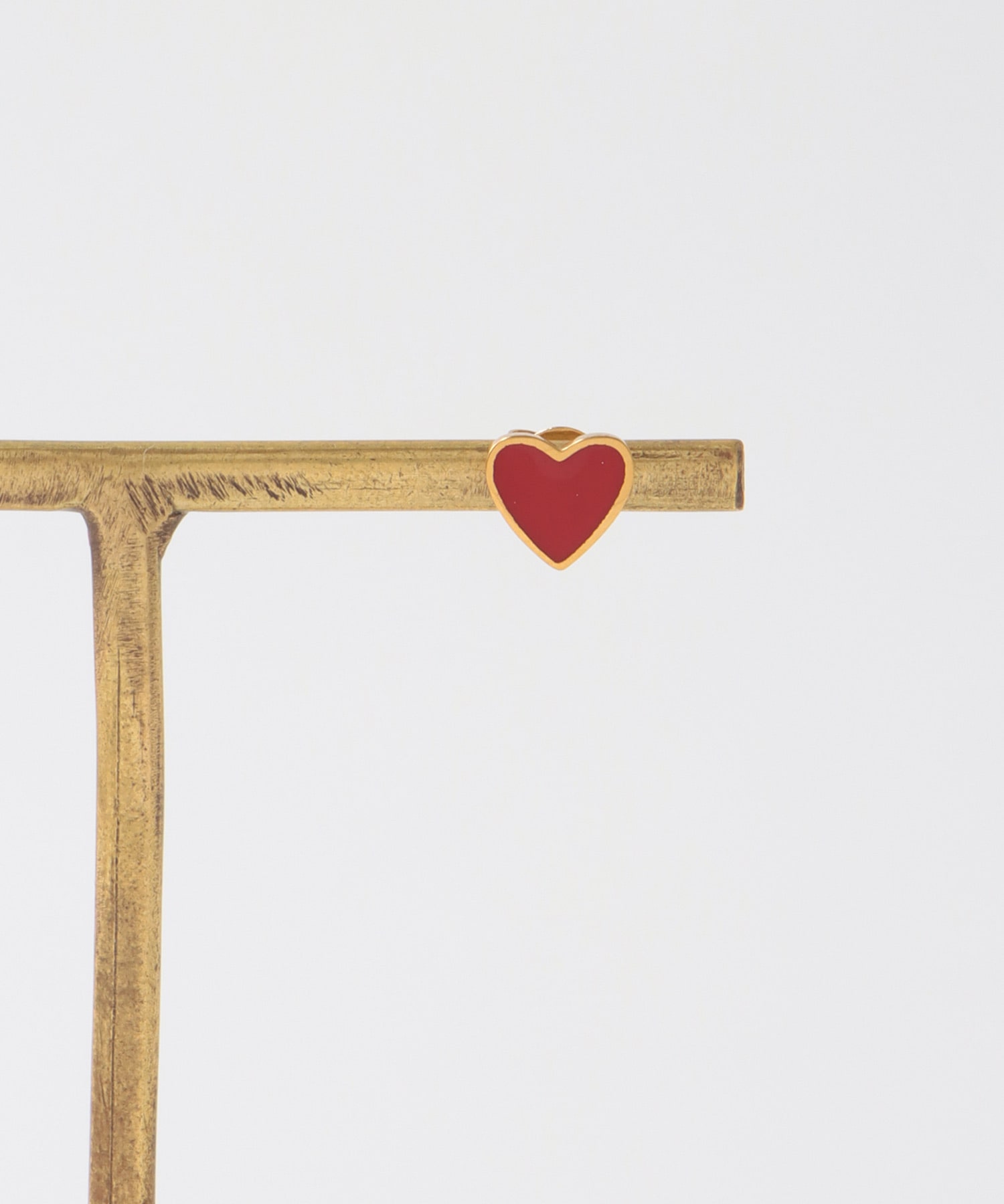 カラーミニハートステンレスピアス