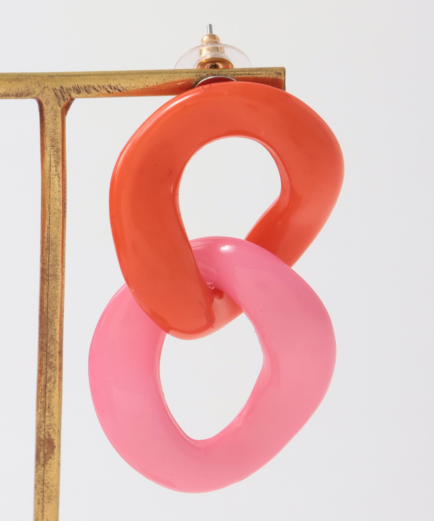 カラフルアクリルパーツピアス