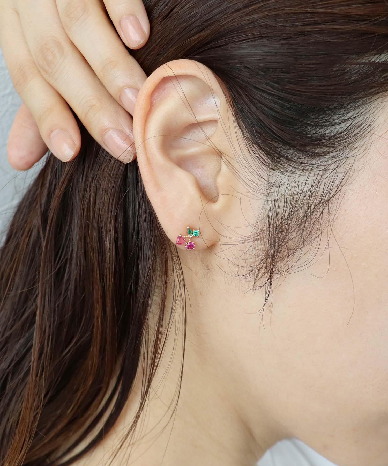 ミニフルーツピアス