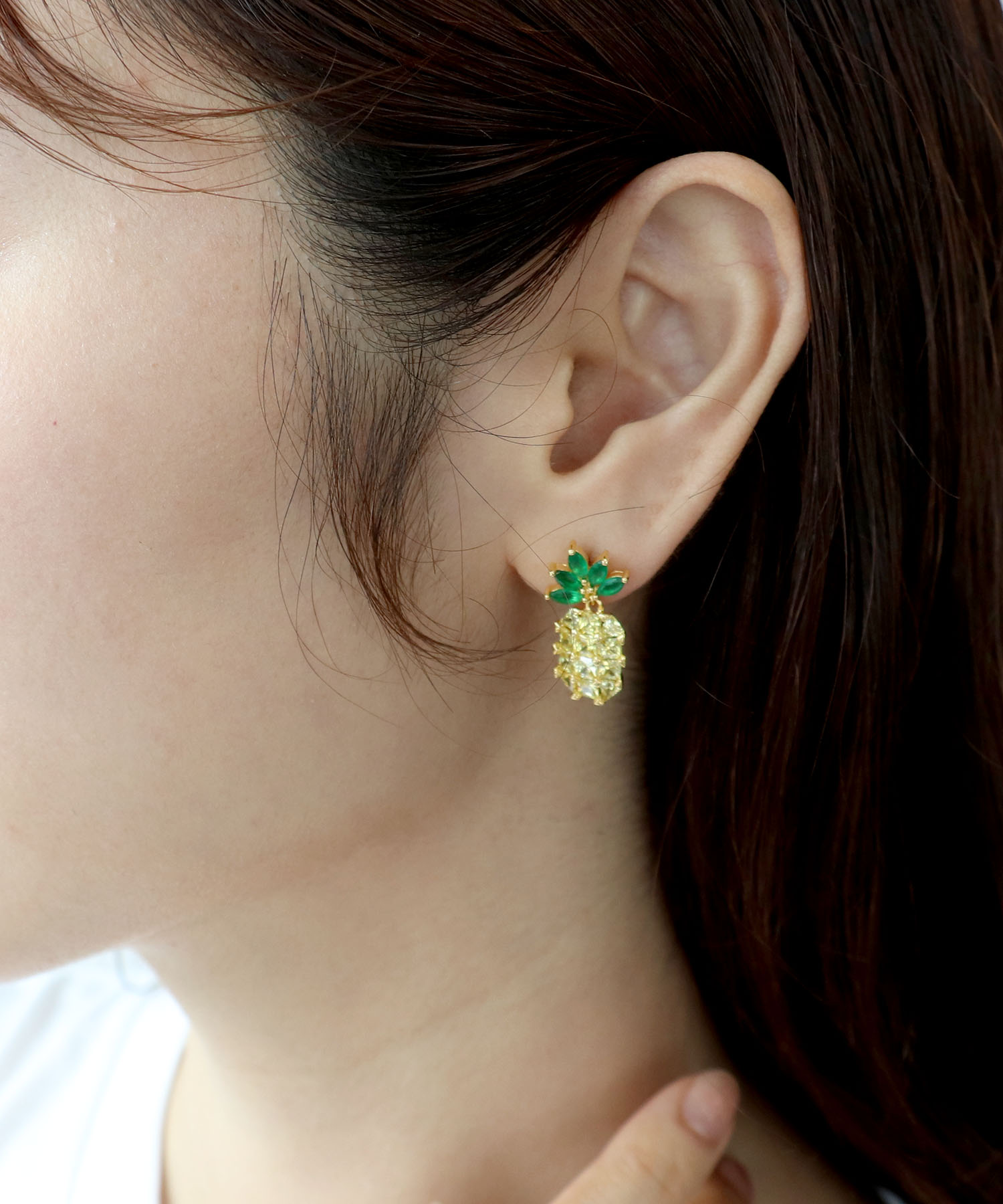 フルーツビジューピアス