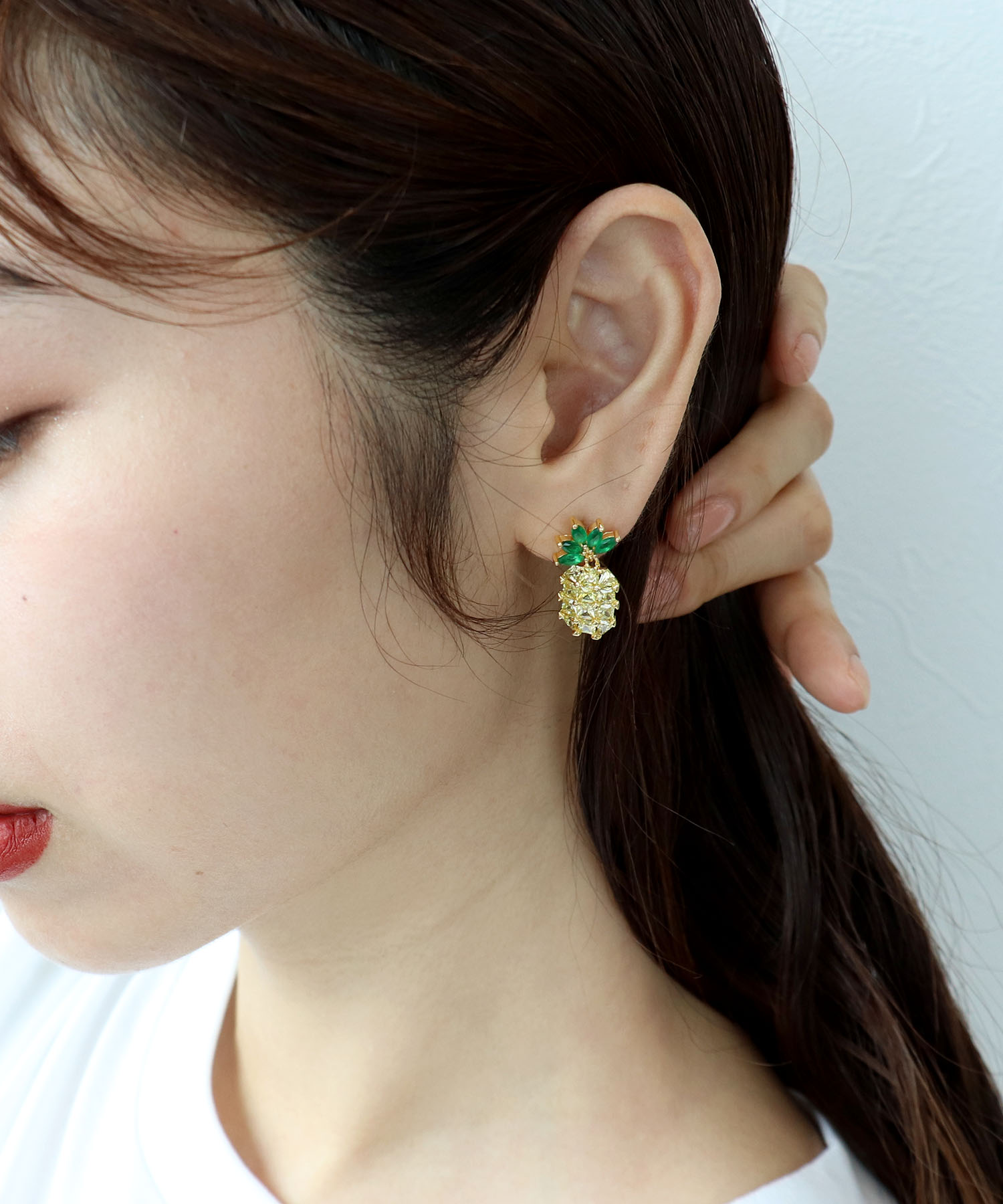 フルーツビジューピアス