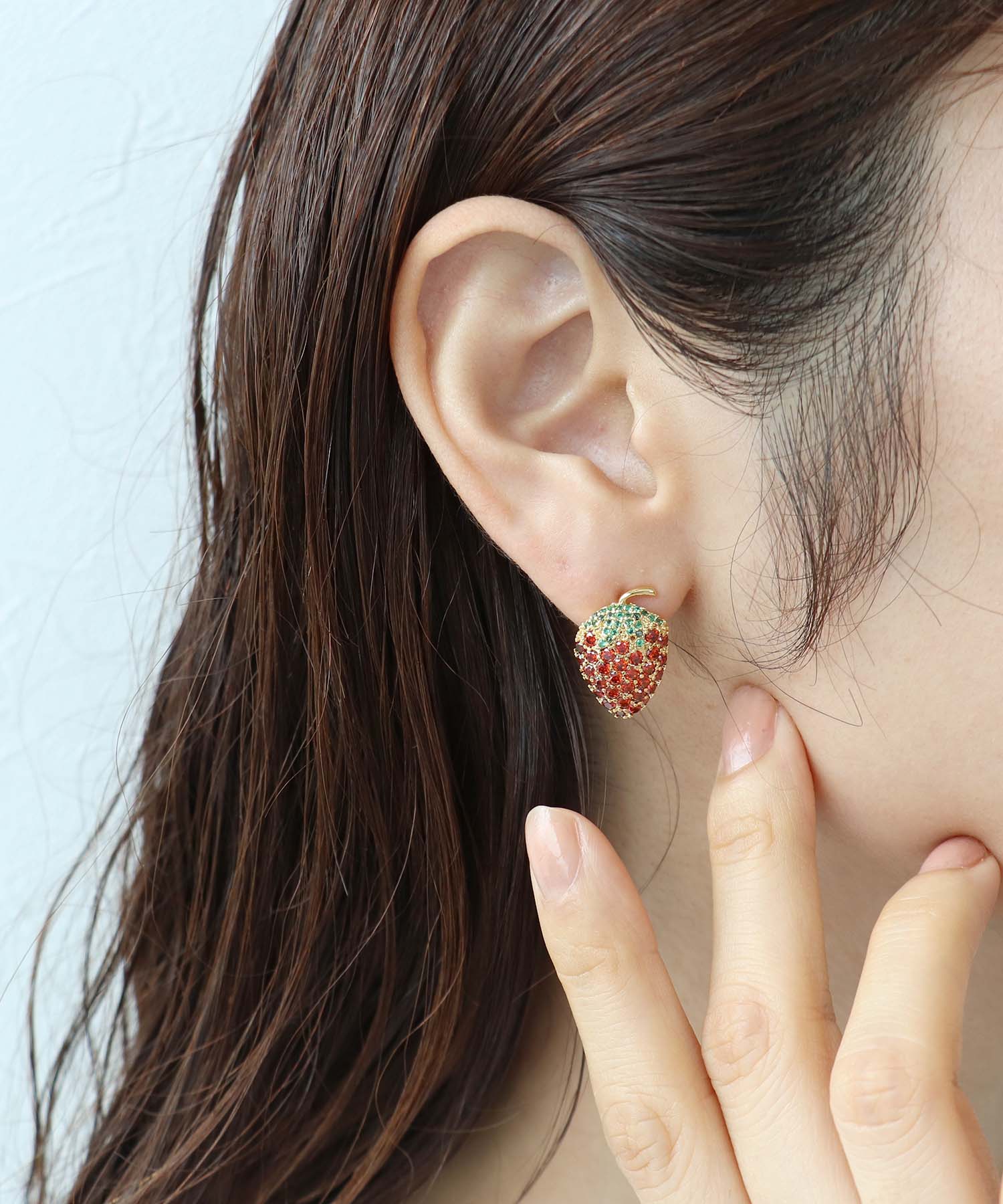 フルーツビジューピアス