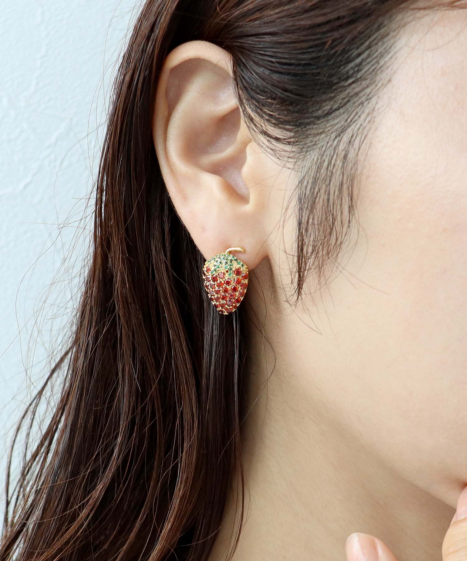 フルーツビジューピアス