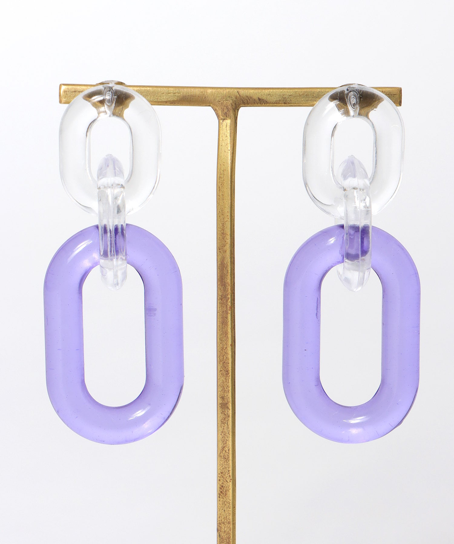 アクリルクリアピアス