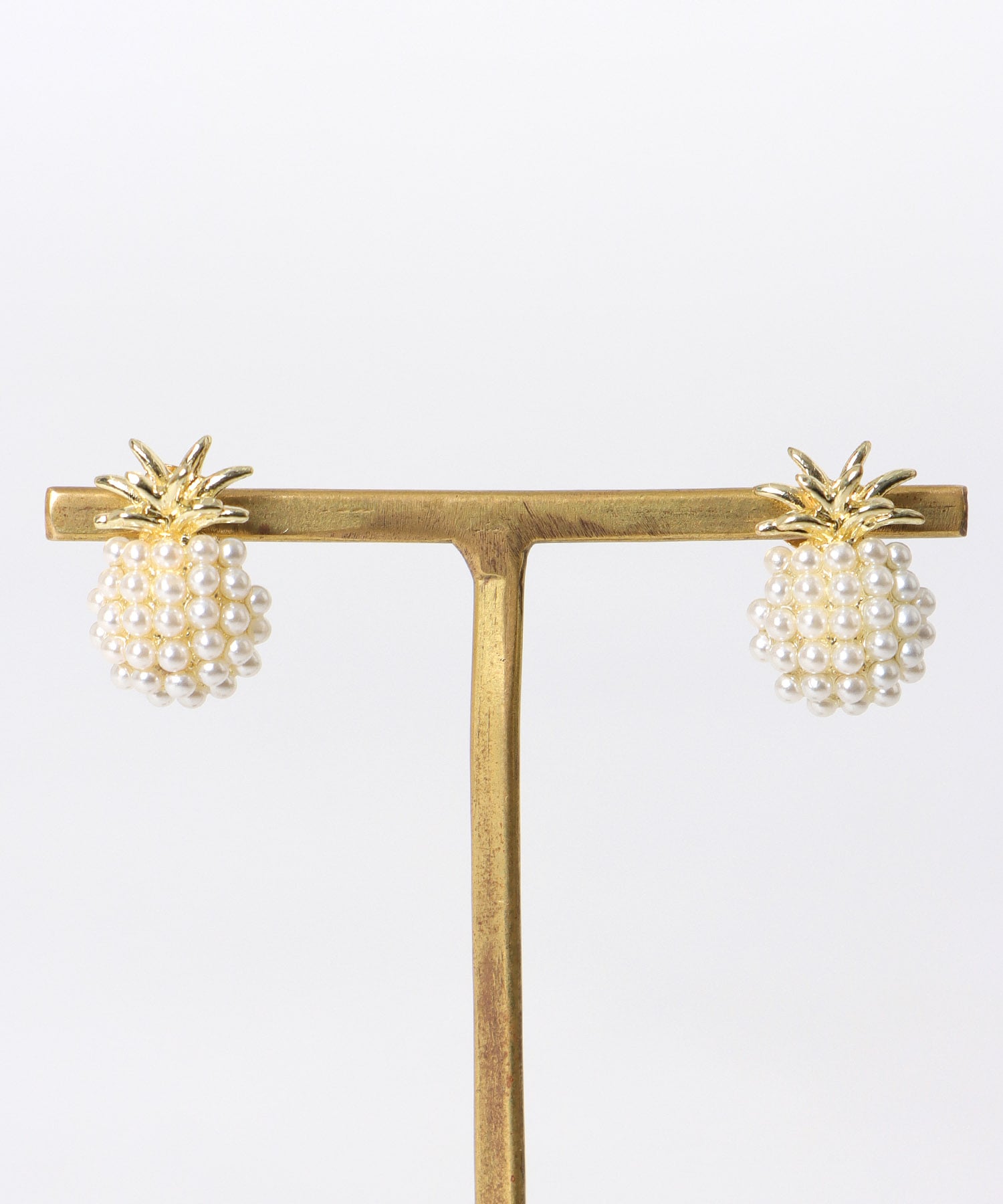 パールパイナップルピアス