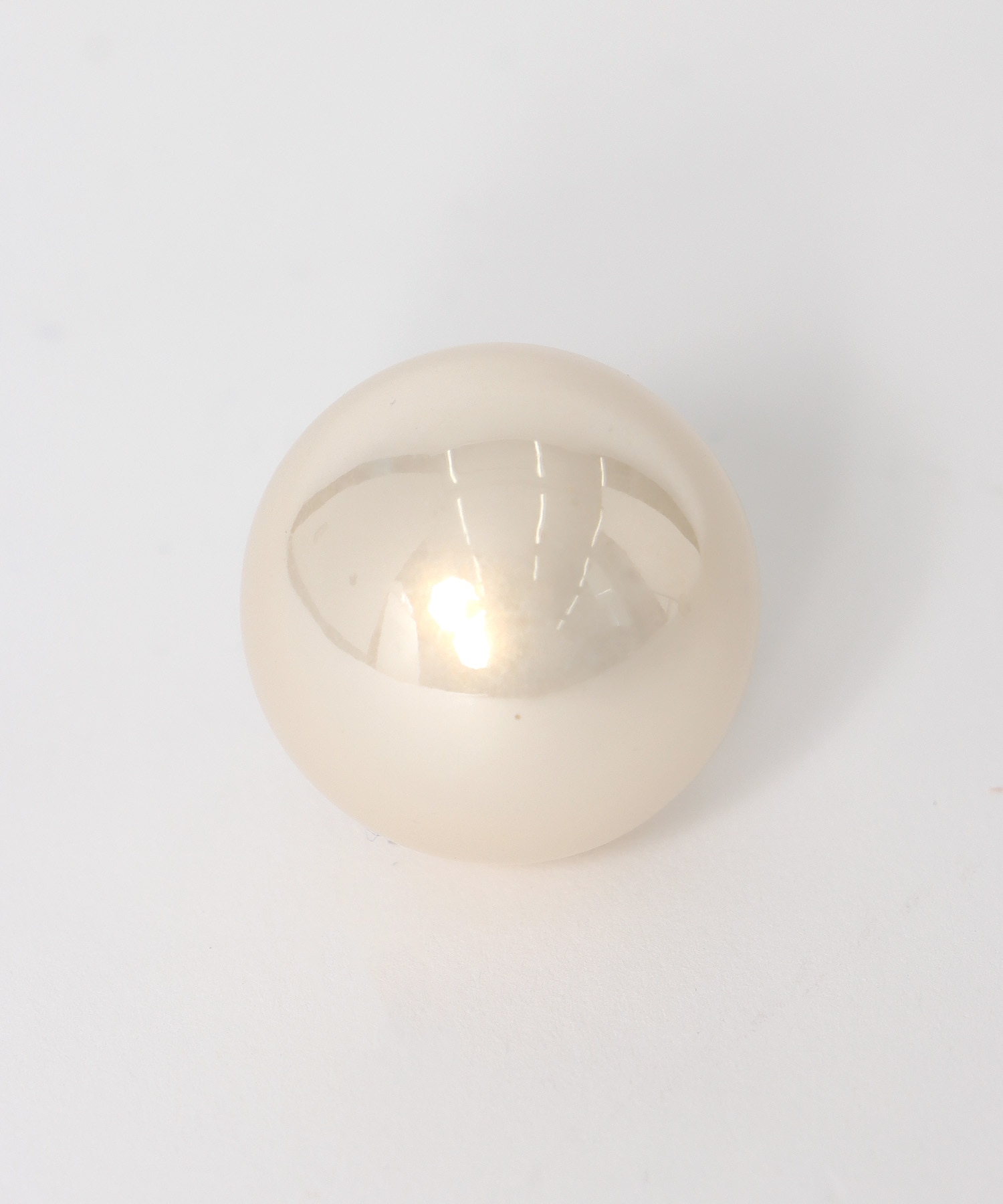 ステンレス大粒パールイヤリング