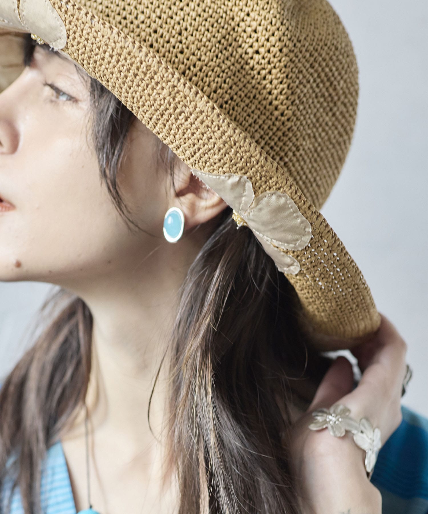 カラーストーンイヤリング