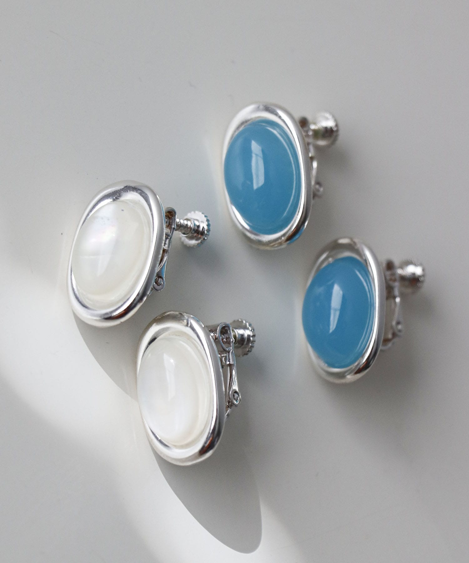 カラーストーンイヤリング