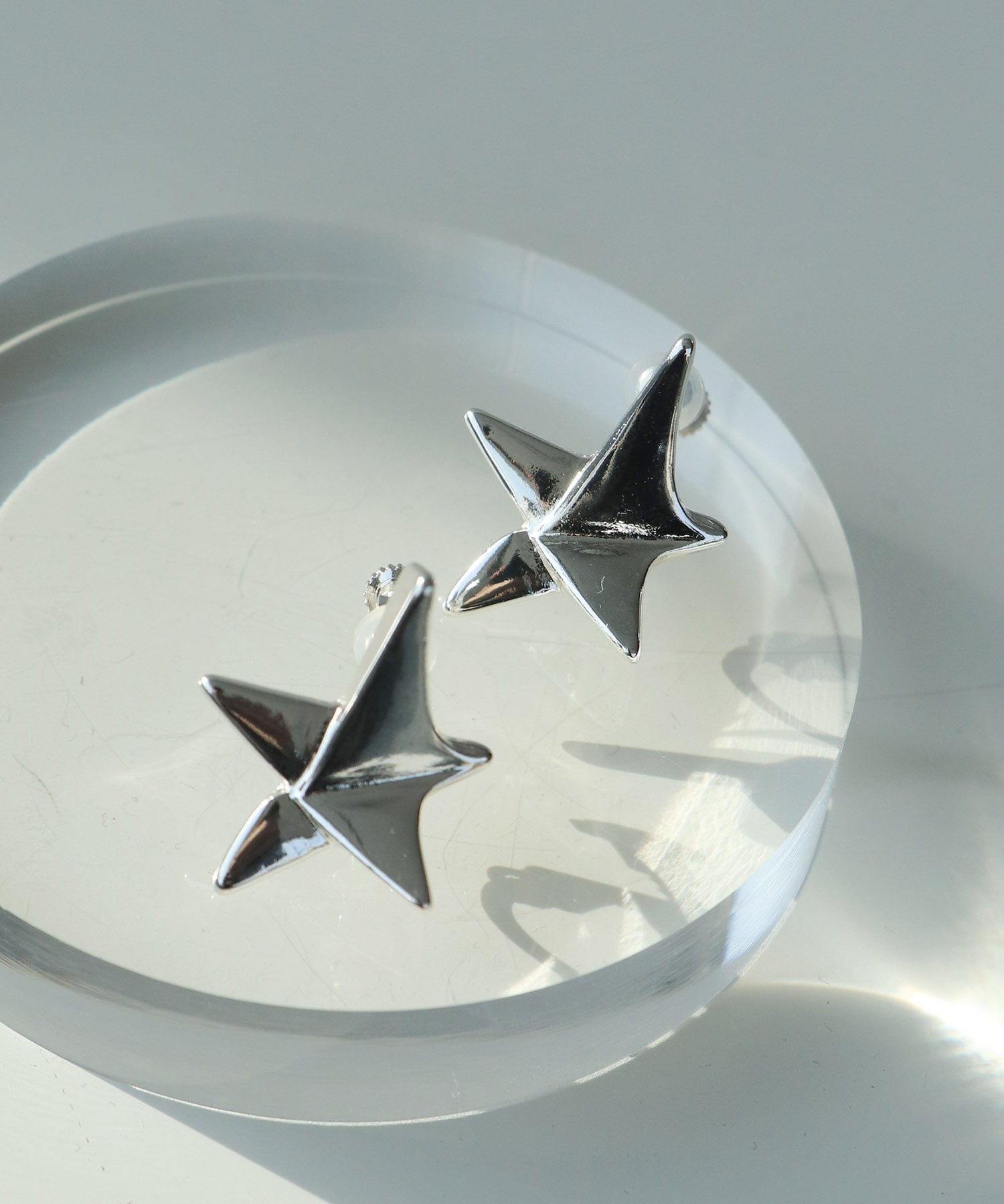 メタルスターイヤリング