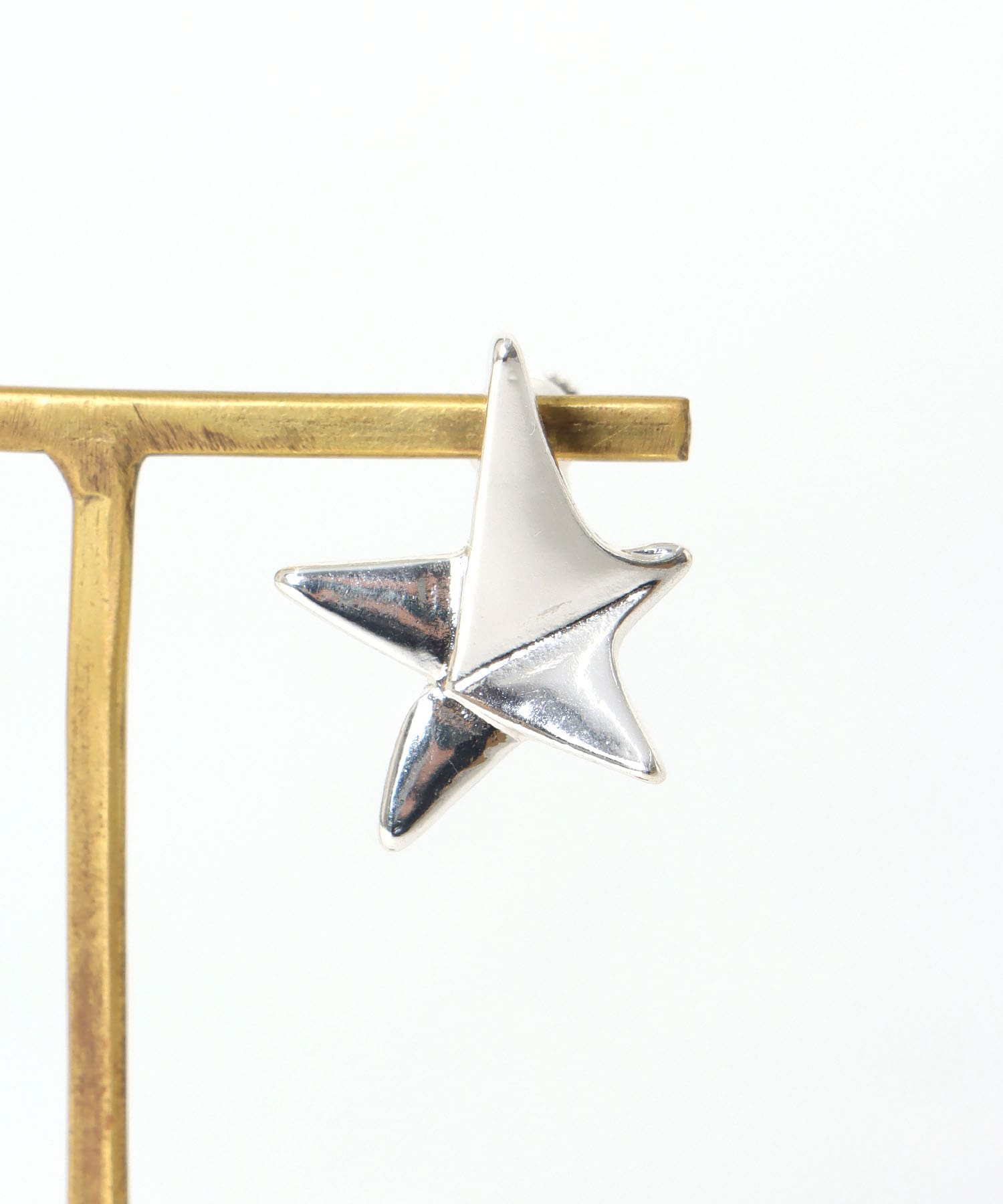 メタルスターイヤリング