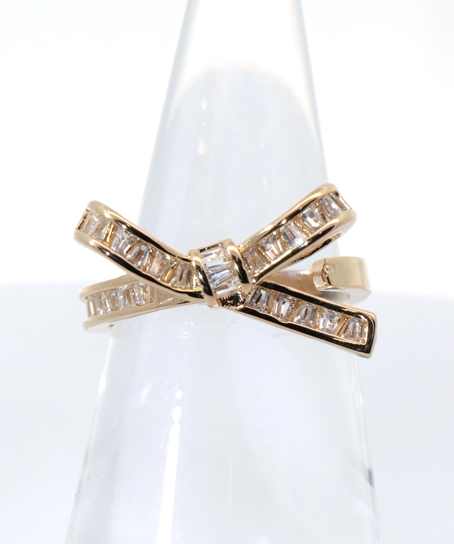 リボンキラリ立体リング#14