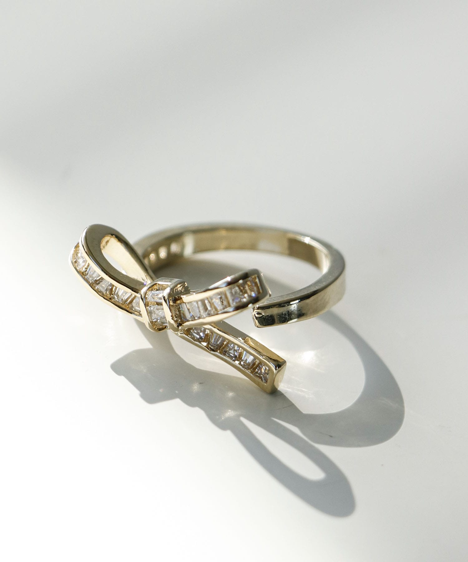 リボンキラリ立体リング#14