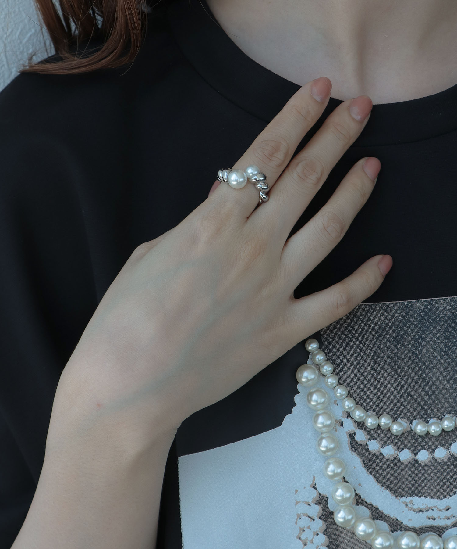 ねじねじパールリング