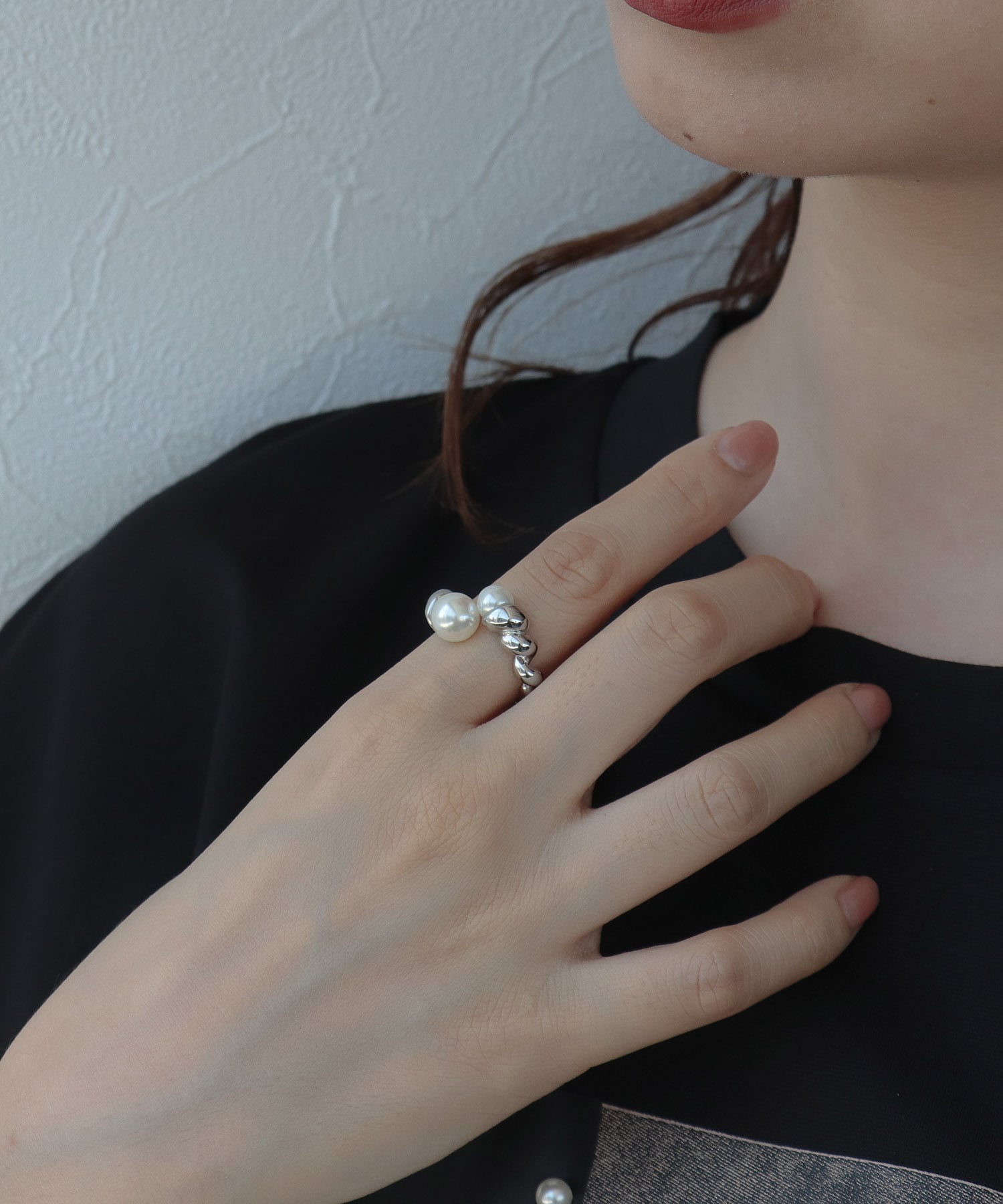 ねじねじパールリング
